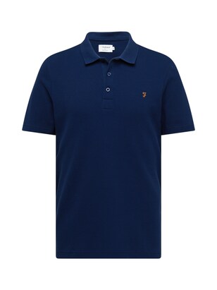 Farah Shirt ‘FORSTER’ Donkerblauw / Goudgeel