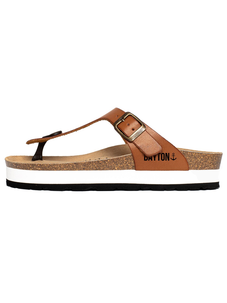 Pantolette 'Asturias' brun / svart