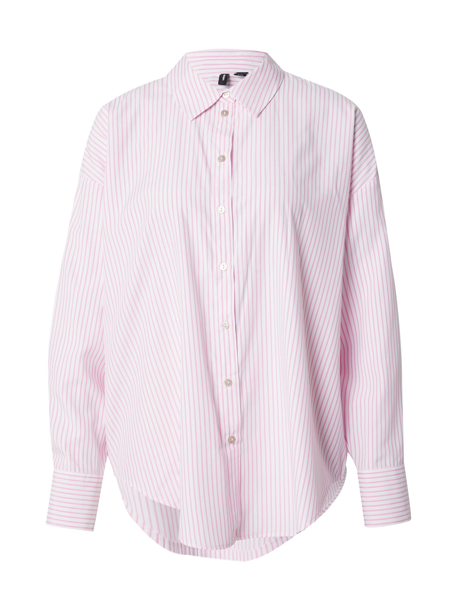 VERO MODA Blúz 'VMNORA'  világos-rózsaszín / fehér akciós termékkép 1