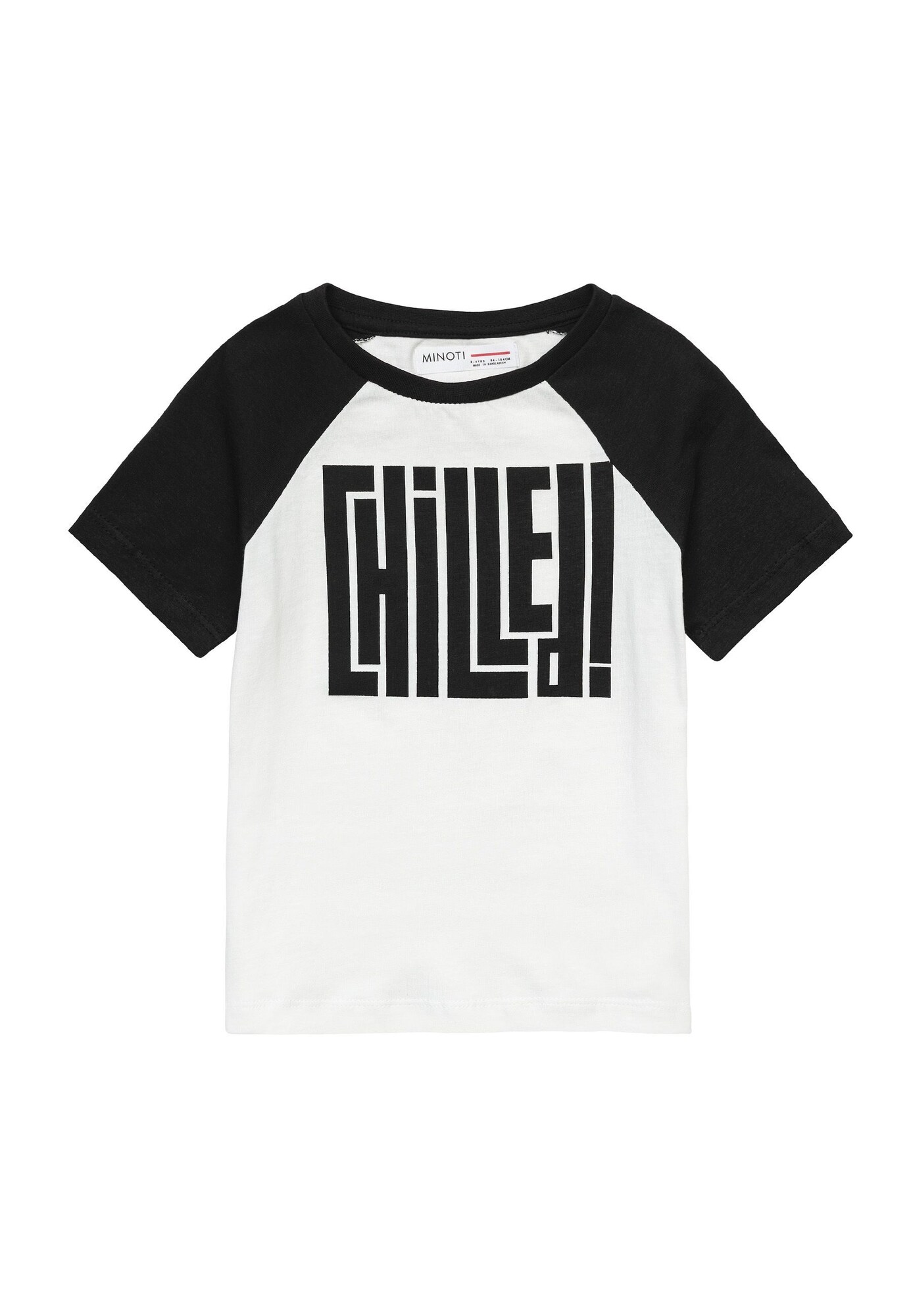 MINOTI Tricou  negru / alb