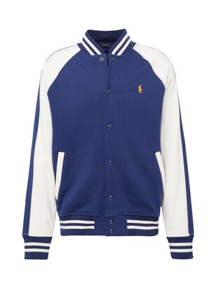 Polo Ralph Lauren Tussenjas Kobaltblauw / Geel / Wit