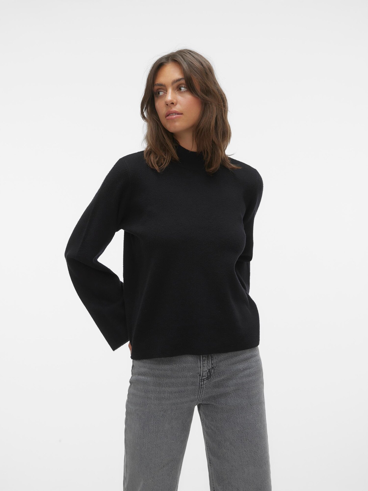 VERO MODA Pulóver 'Saba'  fekete termék 2. képe
