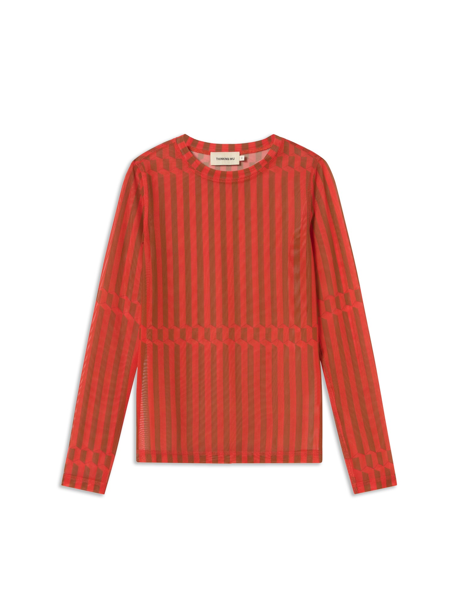 Thinking MU Tricou Tere  maro / roșu