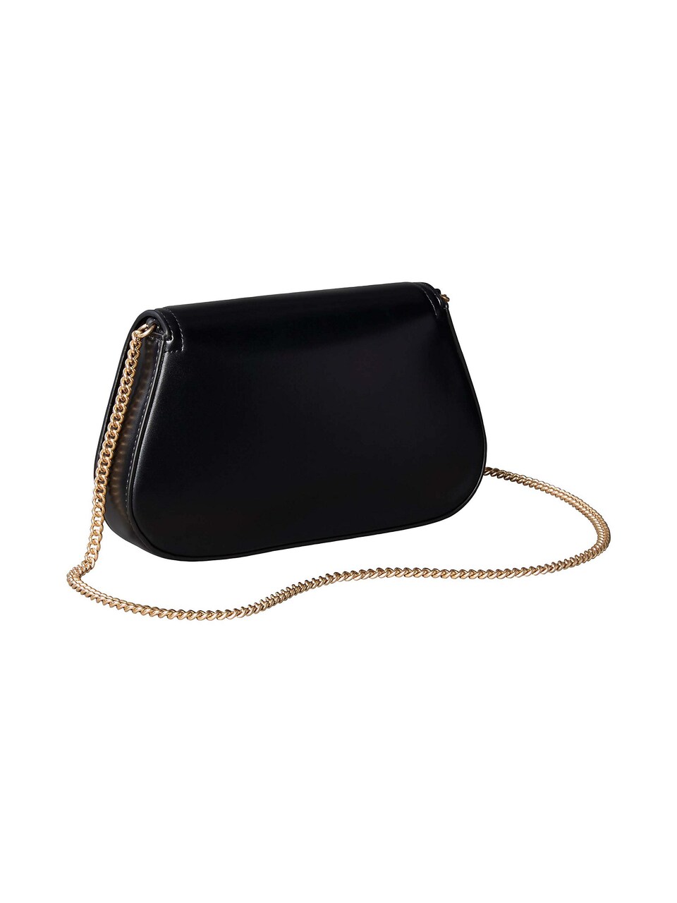 Axelremsväska 'Monogram Plaque Chain Strap Curved'