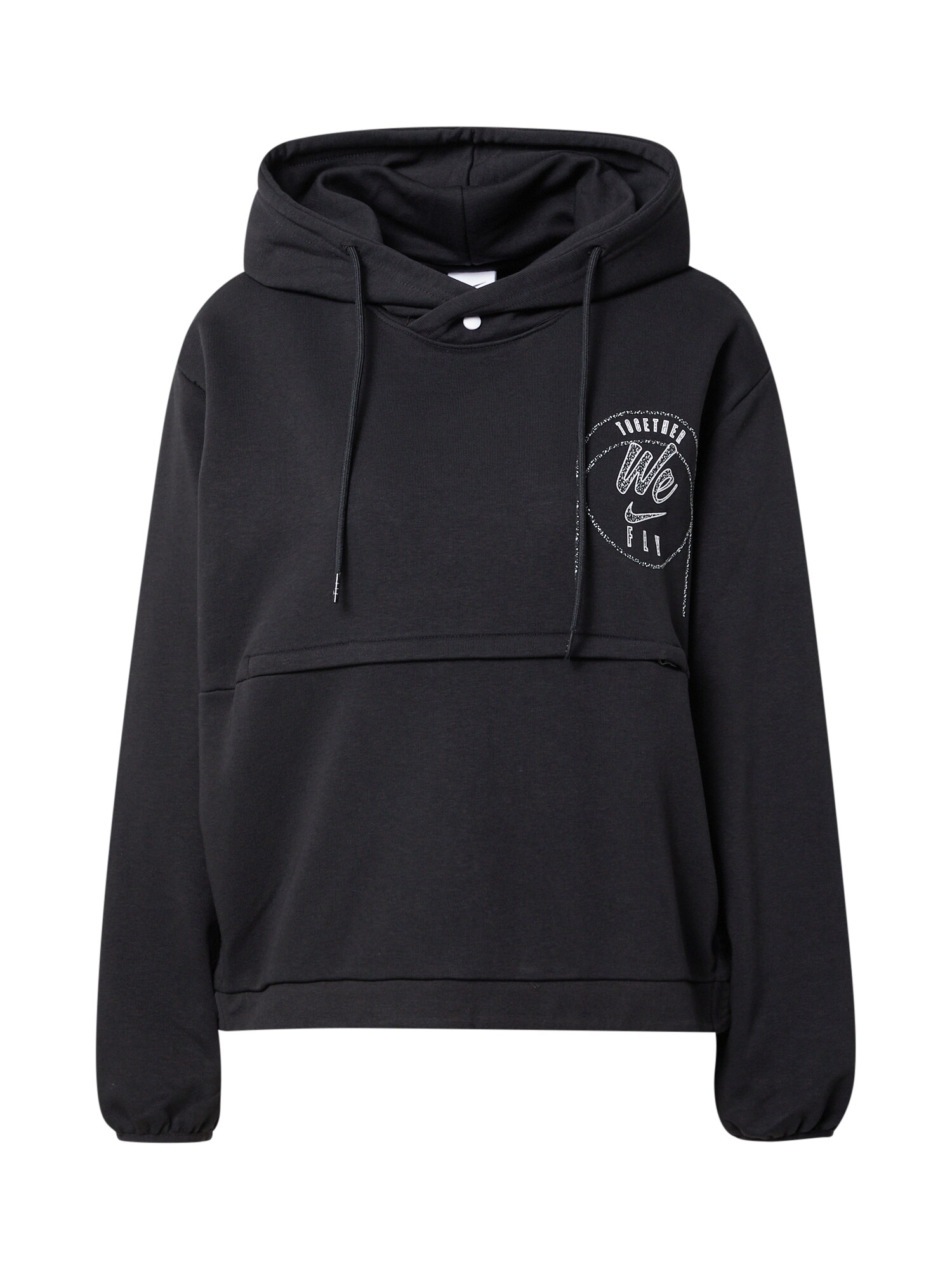 Nike Sportswear Bluză de molton  negru / alb