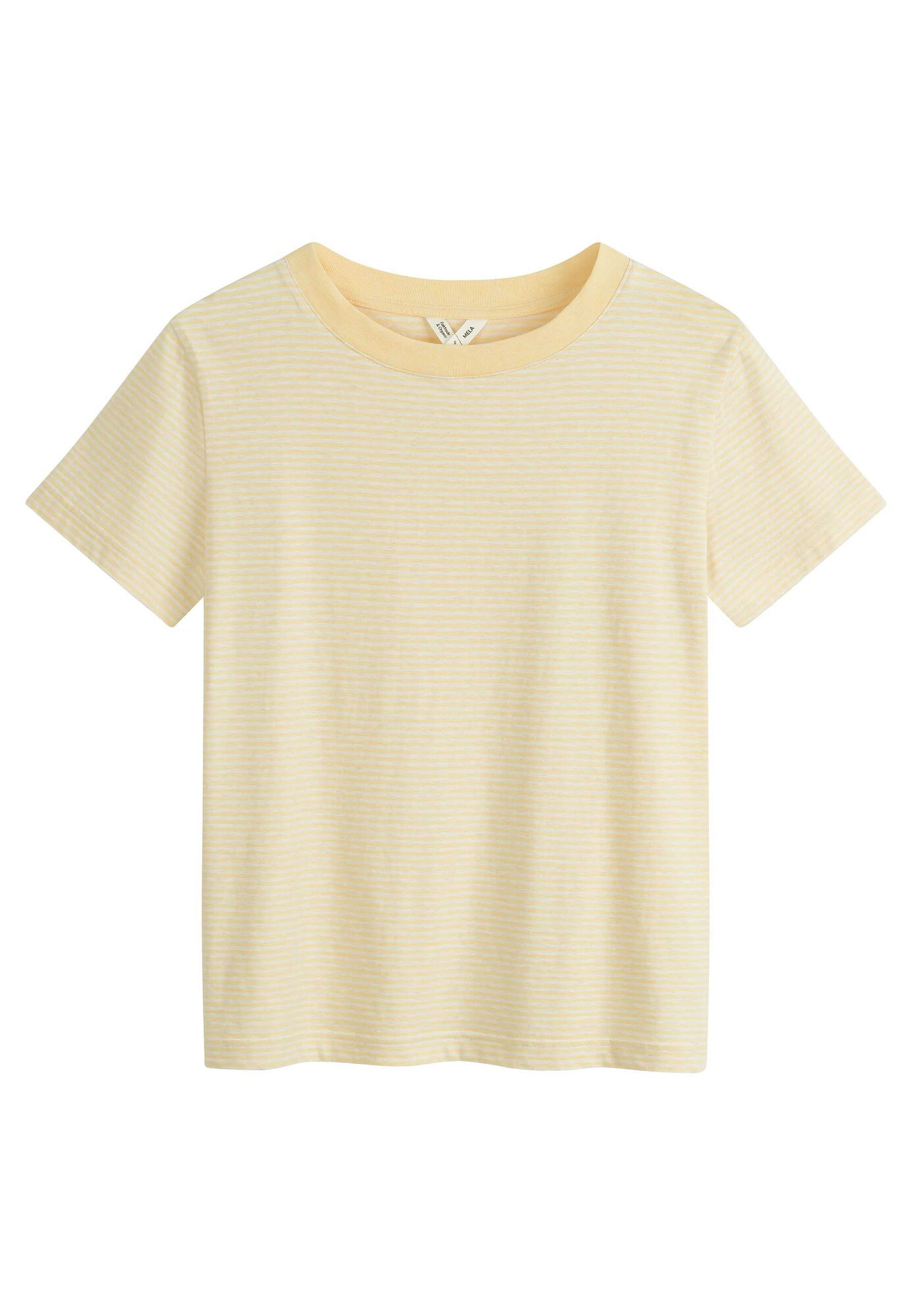 MELA Tricou Khira  galben / gri deschis