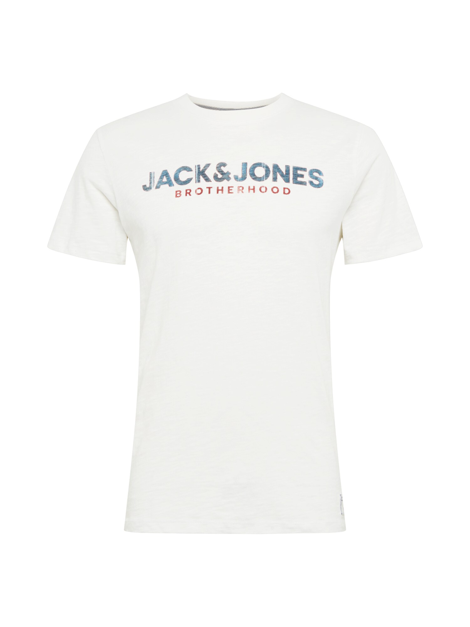 JACK & JONES Marškinėliai  raudona / balkšva / tamsiai (džinso) mėlyna