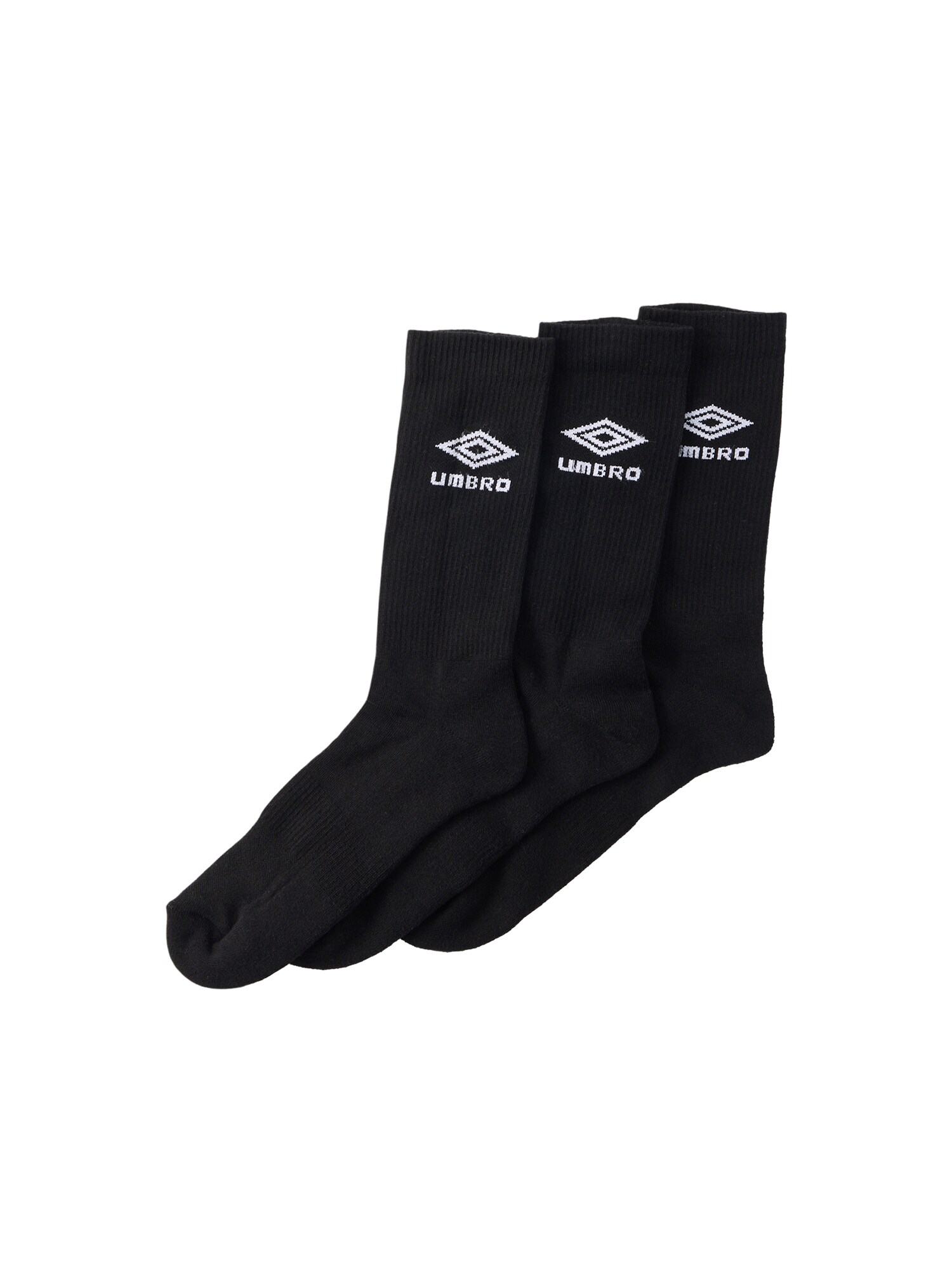 UMBRO Șosete  negru / alb