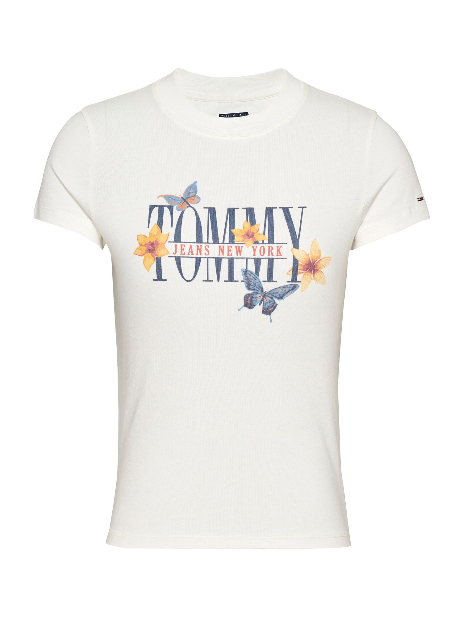 Tommy Jeans Póló  zafir / sötétsárga / mandarin / fehér akciós termékkép 1