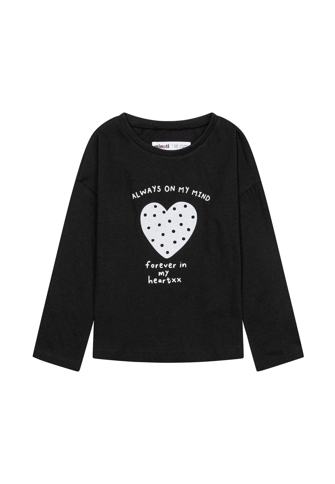MINOTI Tricou  negru / alb