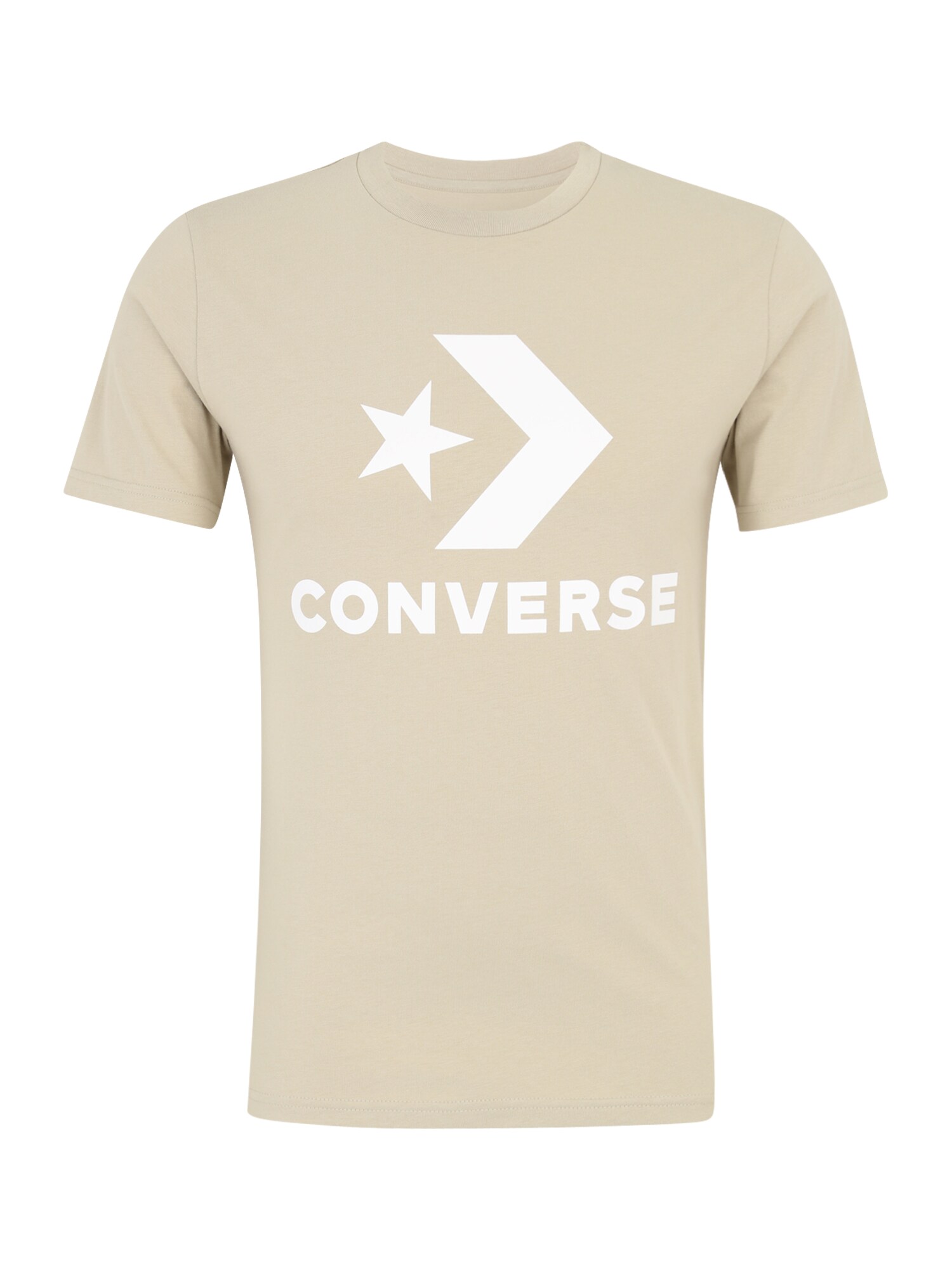CONVERSE Póló 'STAR'  bézs / fehér akciós termékkép 1