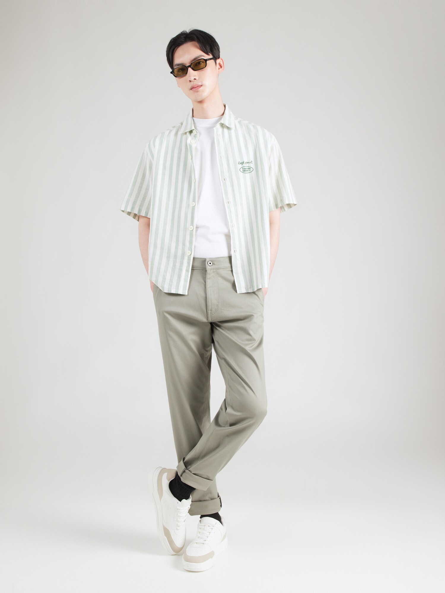 G-STAR Pantalón chino 'Morry'  verde pastel – imagen 4