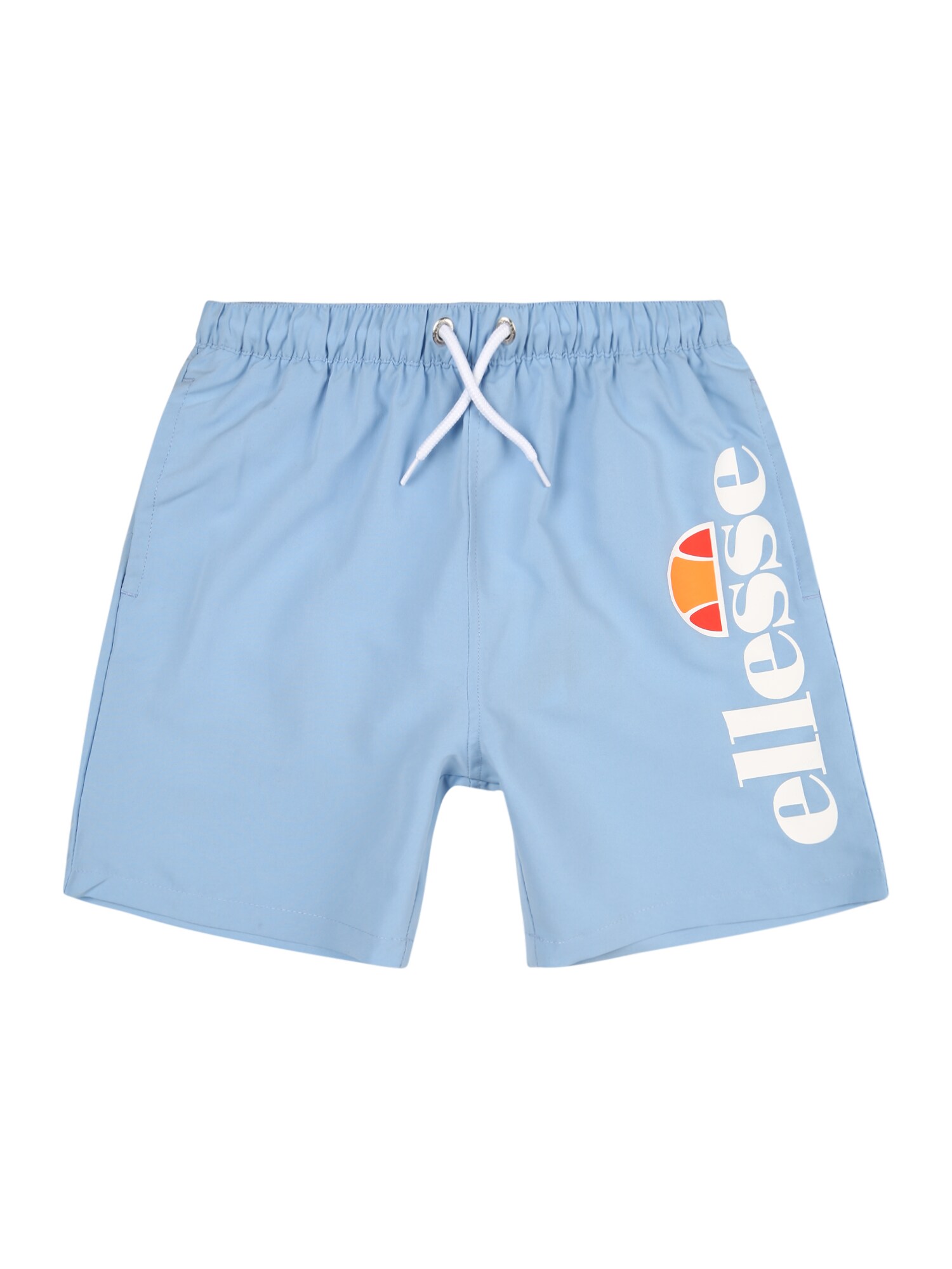 ELLESSE Maudymosi trumpikės 'Bervios'  šviesiai mėlyna / balta / oranžinė-raudona / oranžinė