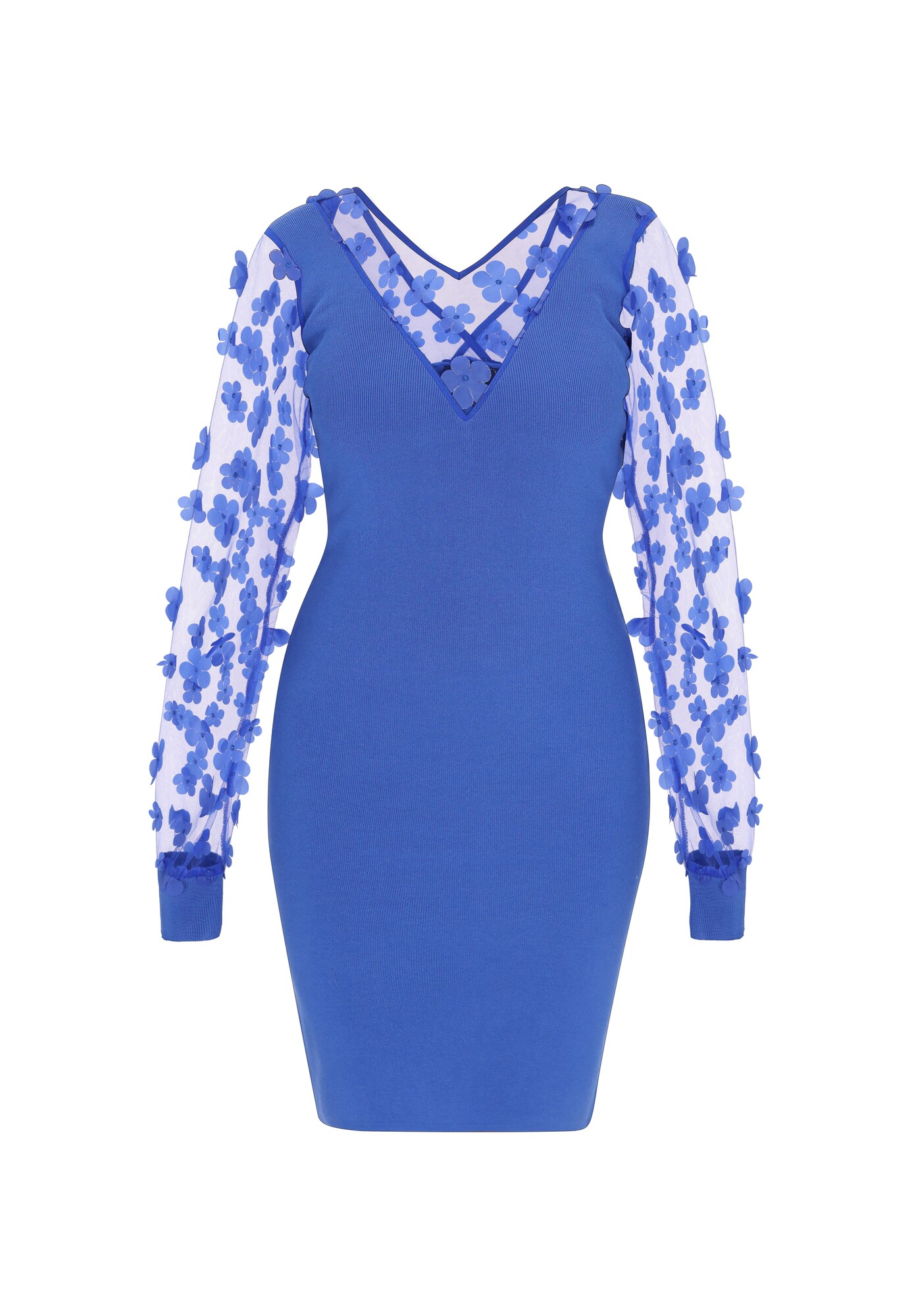 faina Vestido de gala  azul real