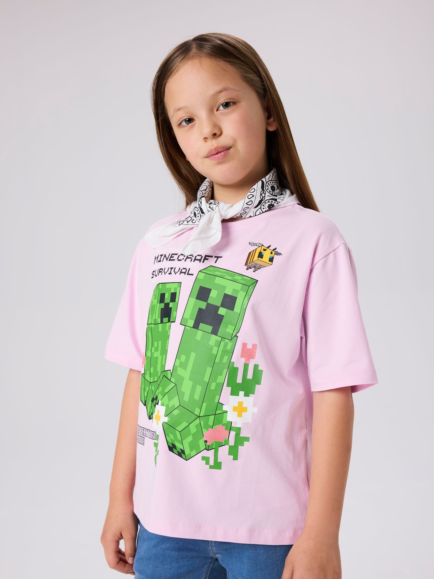 NAME IT Camiseta 'Minecraft'  amarillo / verde / rosa / negro – imagen 4