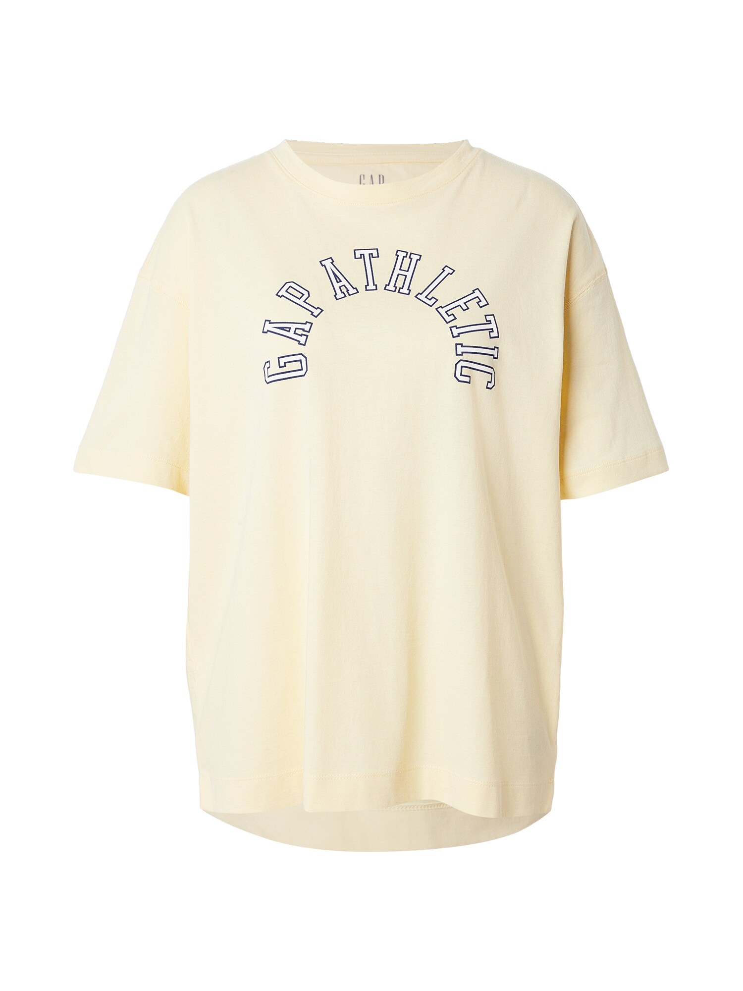 GAP Oversize tričko  svetložltá / čierna / biela