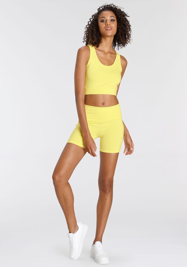 LASCANA ACTIVE, Sport top, sárga, 7 kép a 9 közül