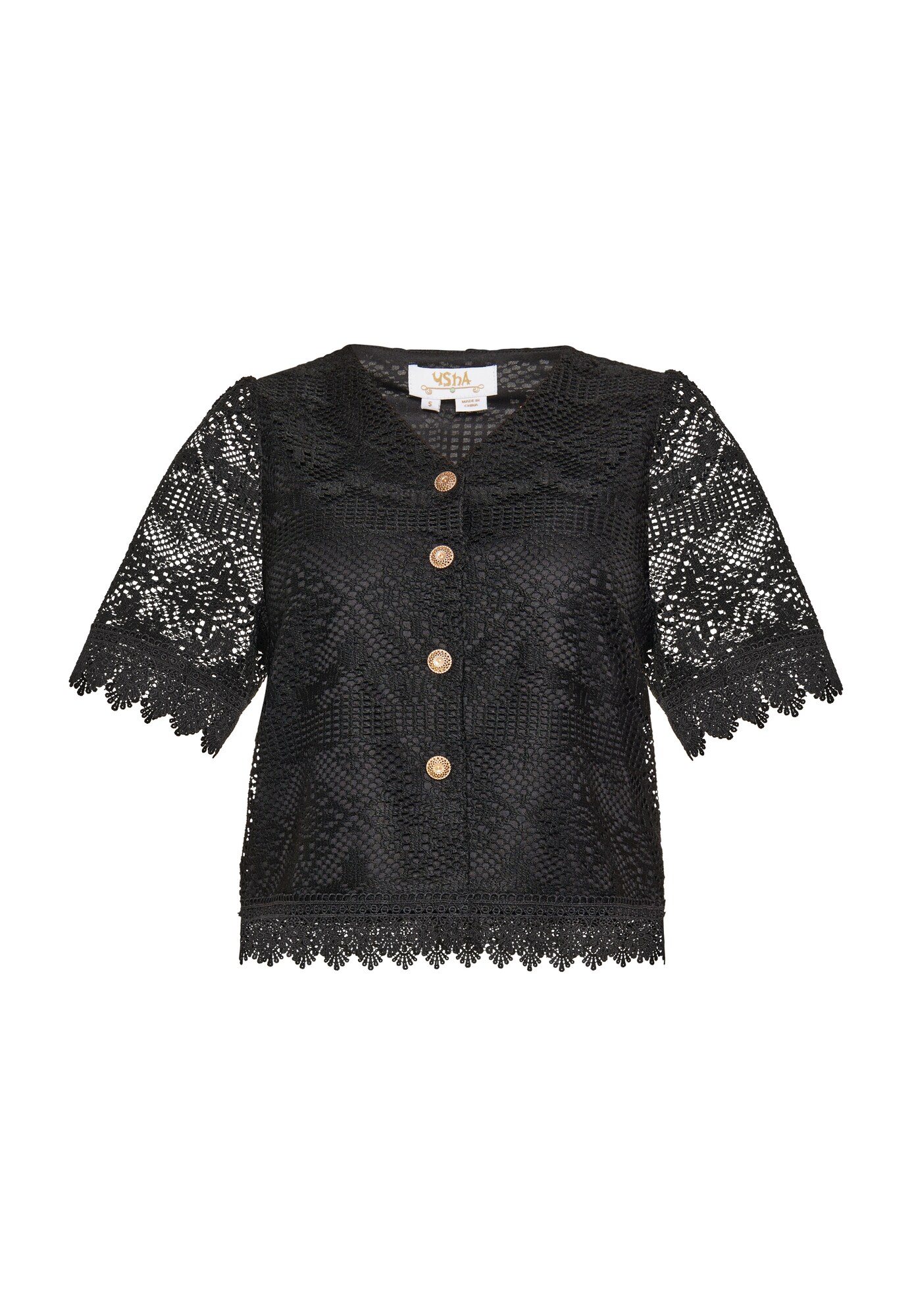 usha FESTIVAL Bluză Fashion Look  negru