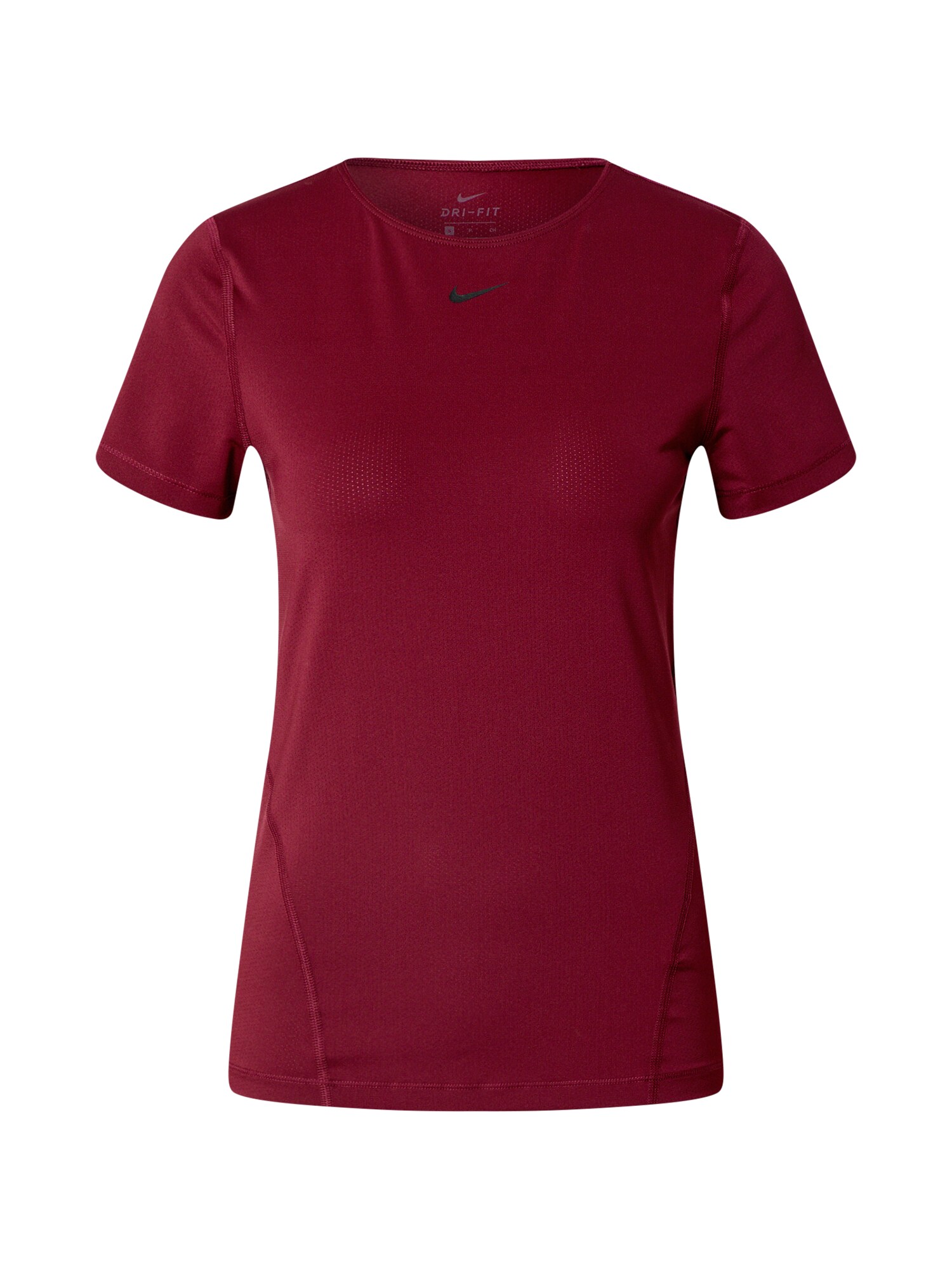 NIKE Sportiniai marškinėliai  juoda / tamsiai raudona