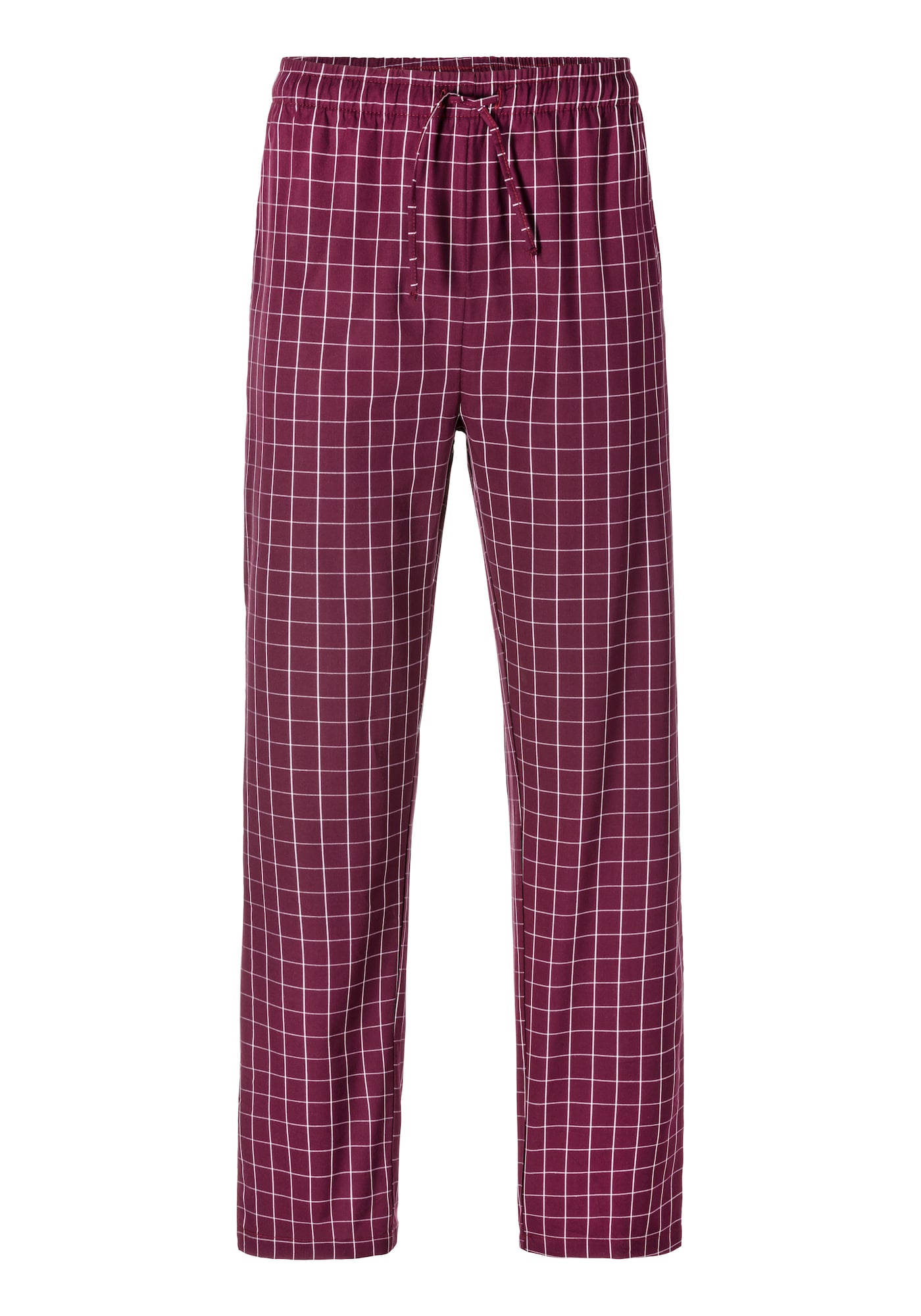 s.Oliver Панталон пижама  тъмночервено / бяло