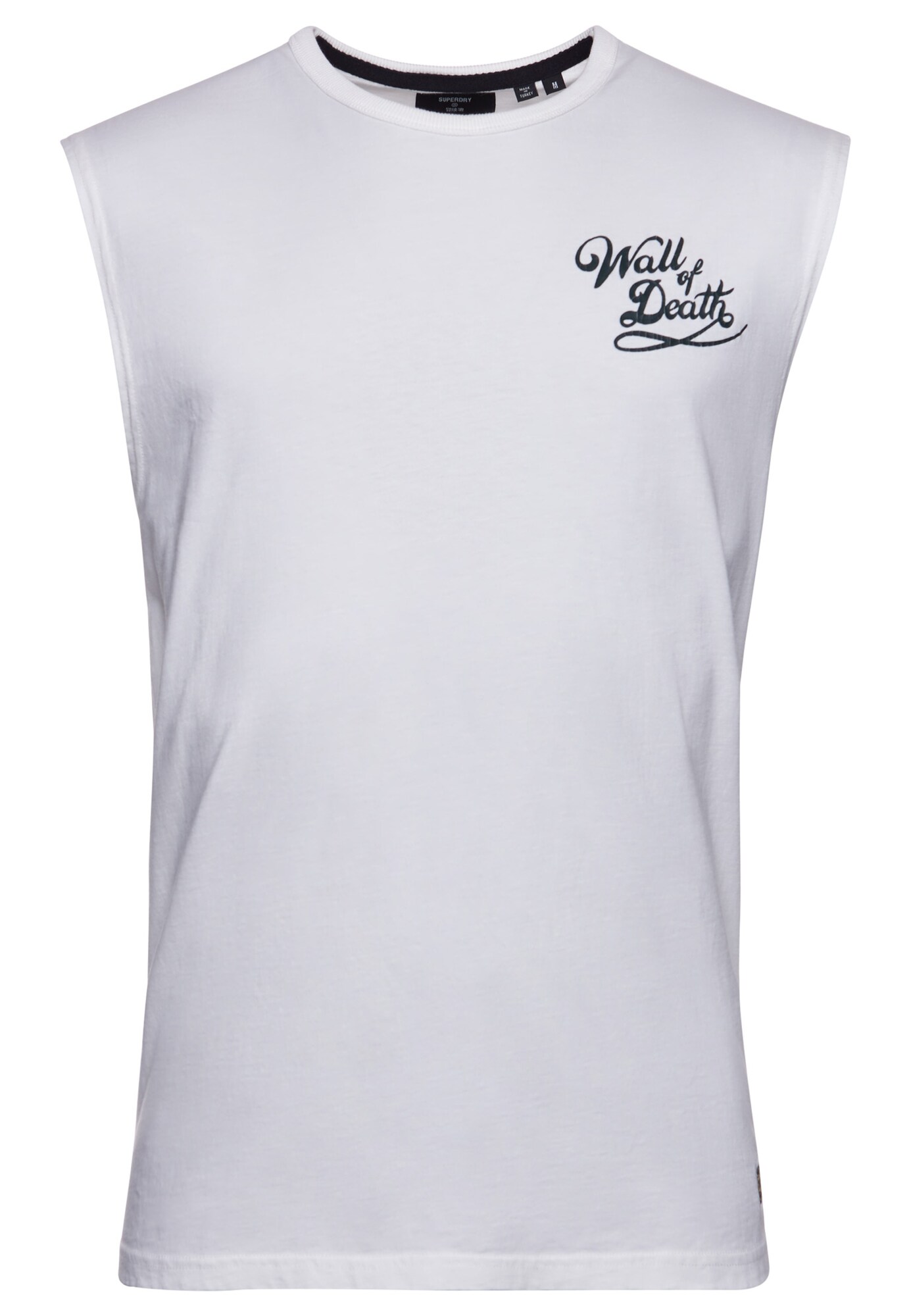 Superdry Shirt weiß / schwarz