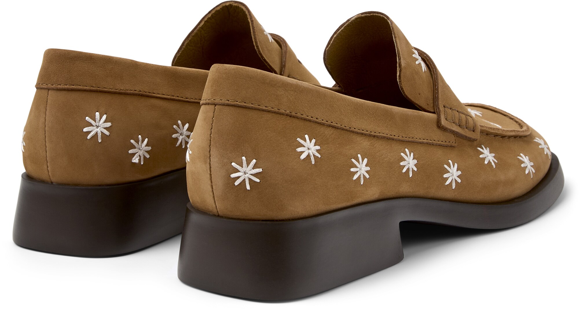 CAMPER Mocasines 'Donna'  marrón claro / blanco – imagen 4