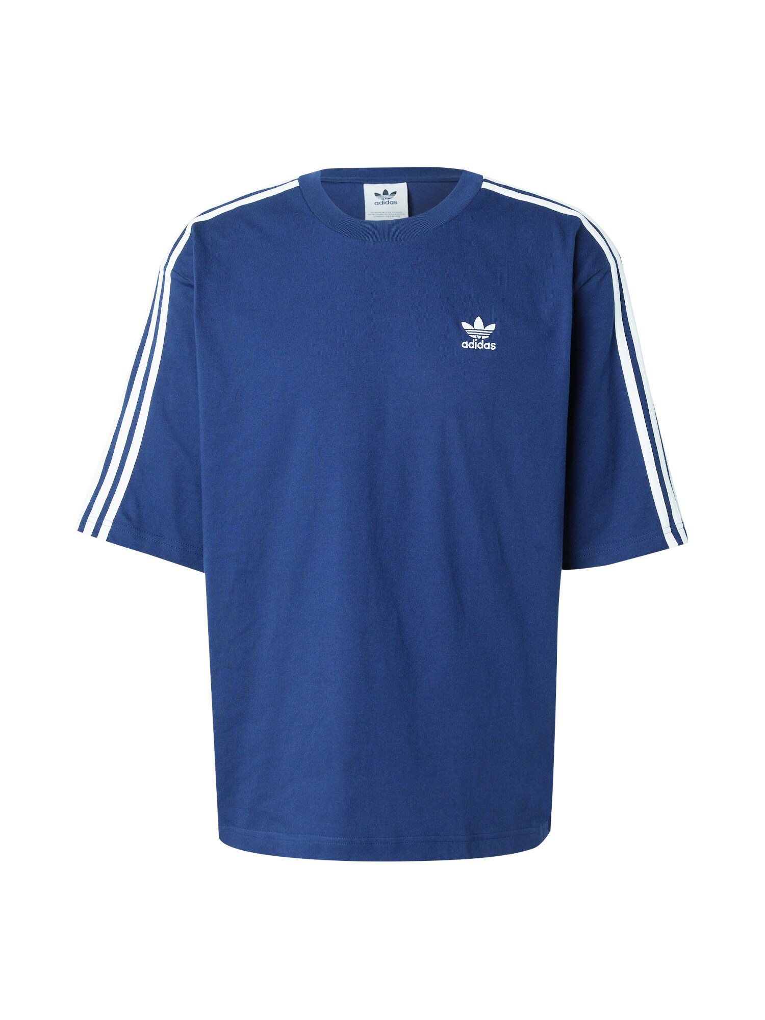 ADIDAS ORIGINALS Tričko 'Adicolor' tmavomodrá / biela