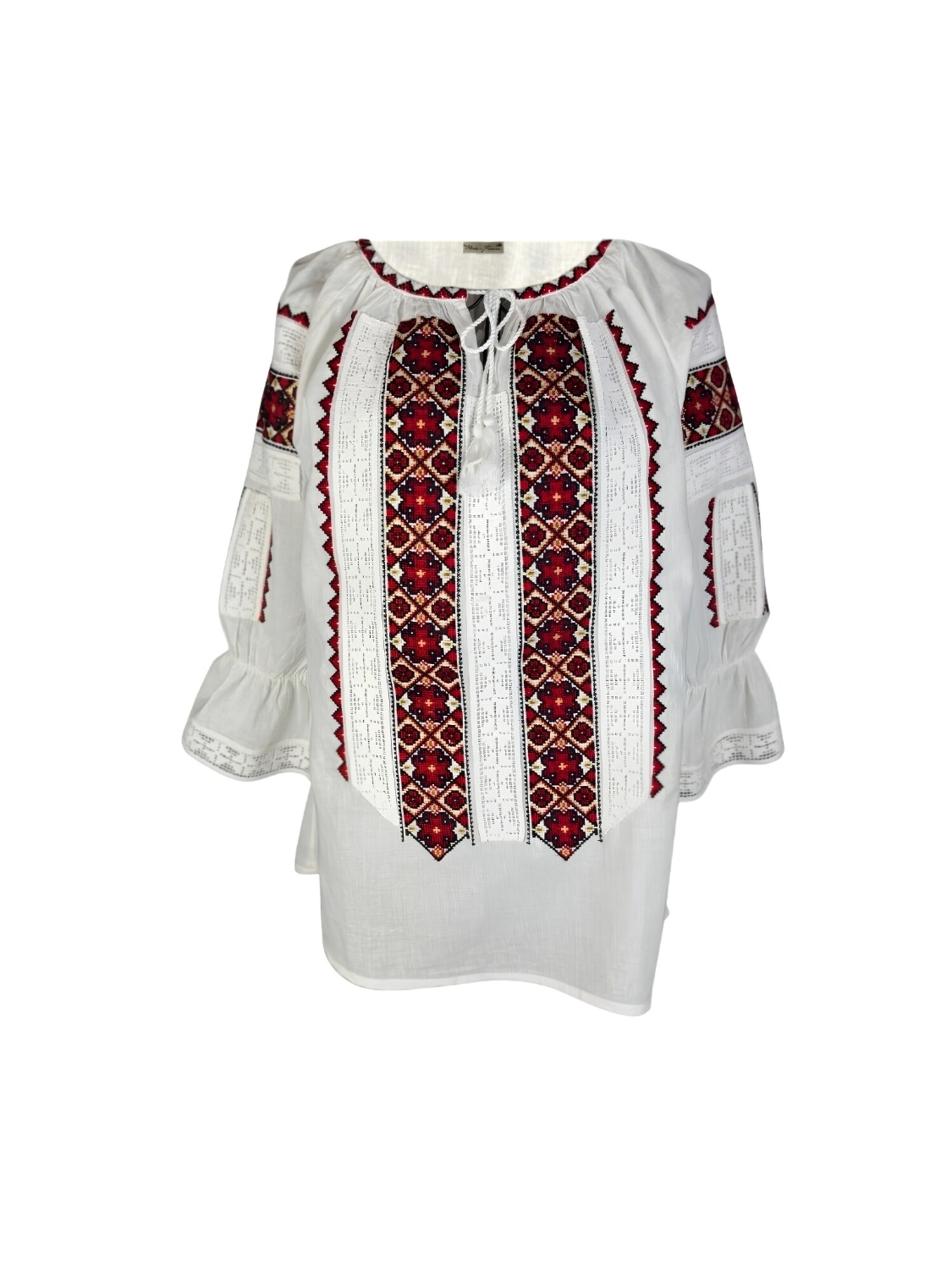 Rody’s forever Blusa tradicional 'Damenbluse 2IU26 weiß/beige marimea S' blanco