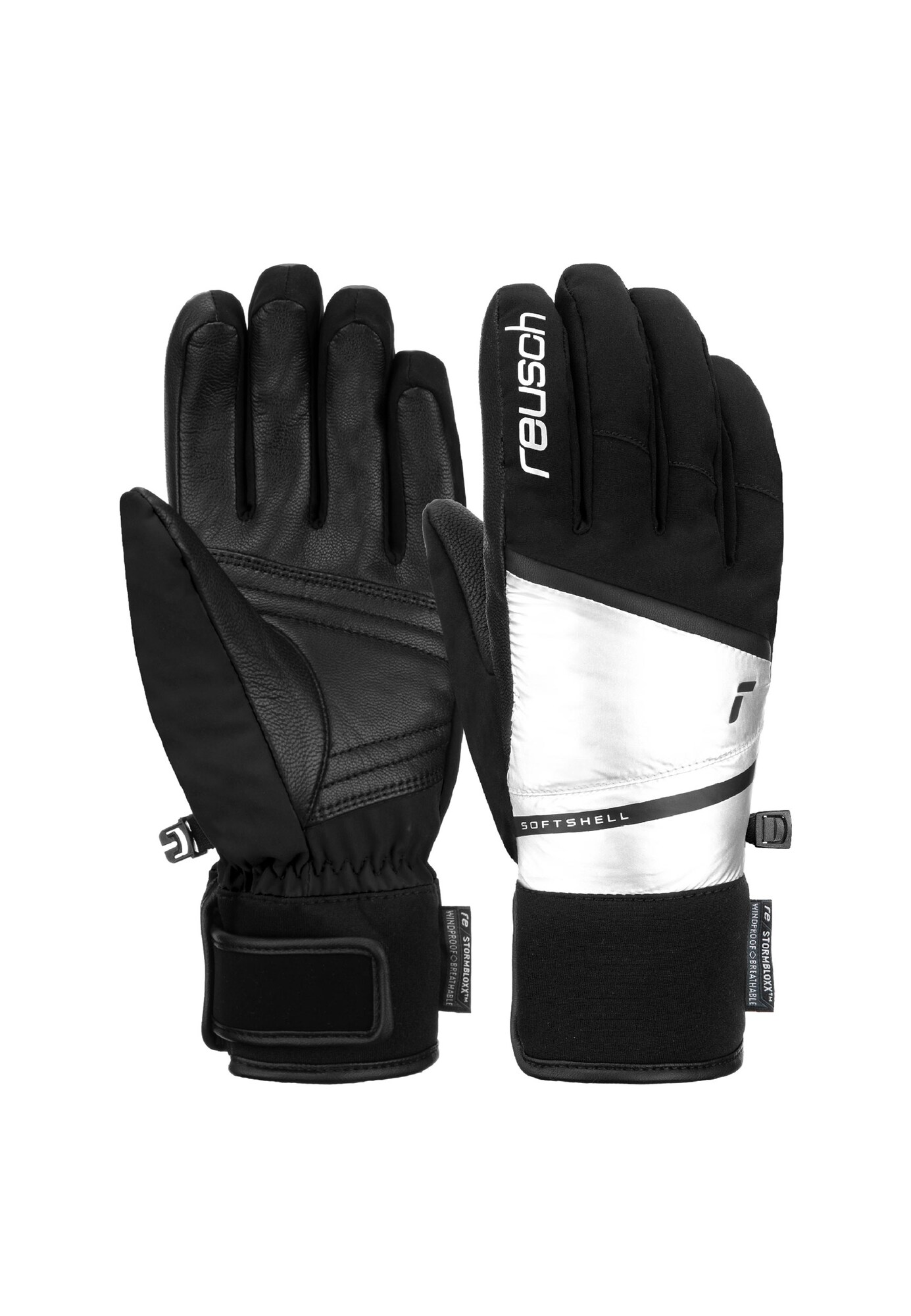 Reusch Sporthandschoenen 'Tessa Stormbloxx™' Zwart / Zilver