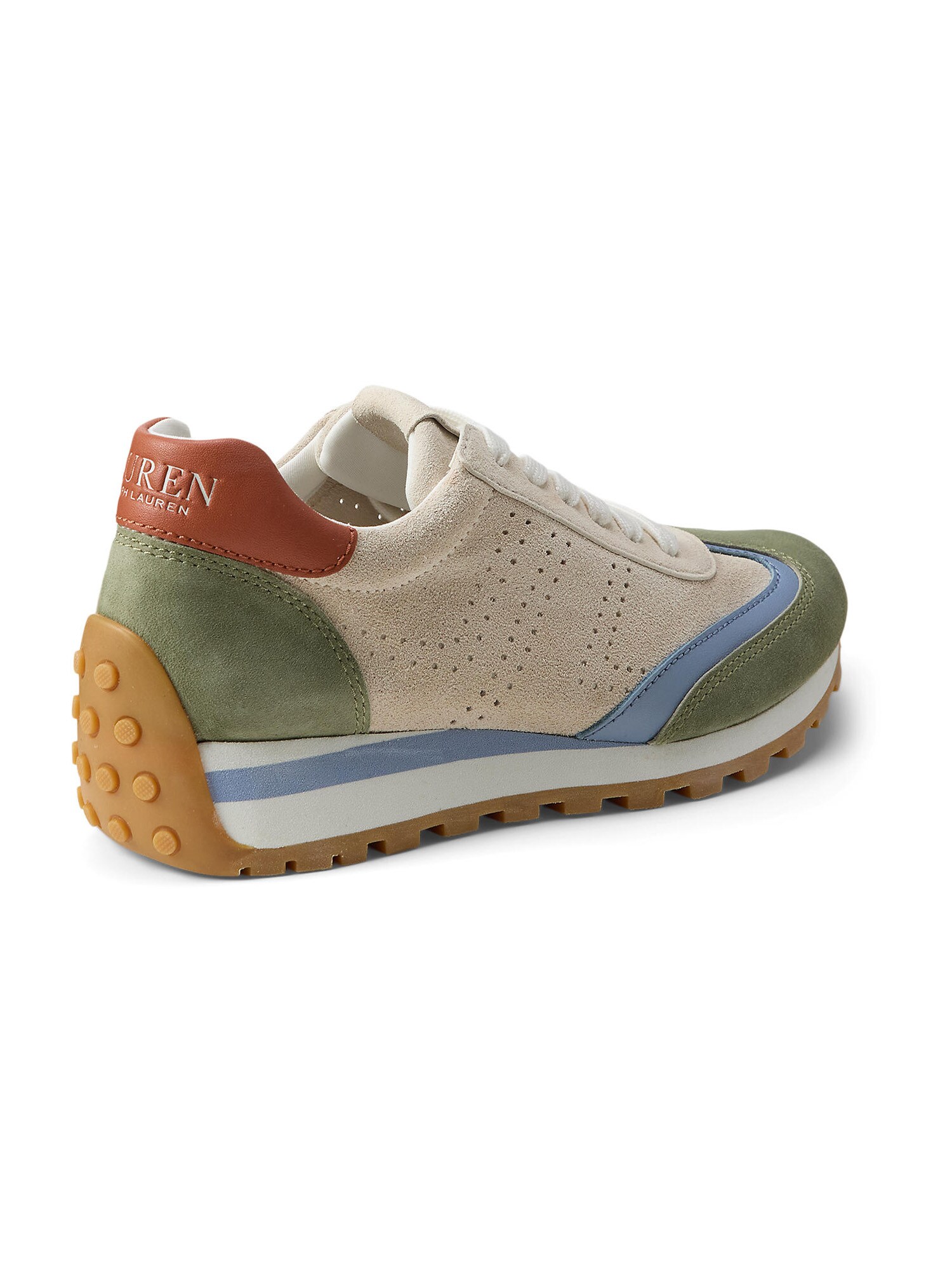 Lauren Ralph Lauren Zapatillas deportivas bajas 'DANI'  arena / azul claro / kiwi – imagen 4