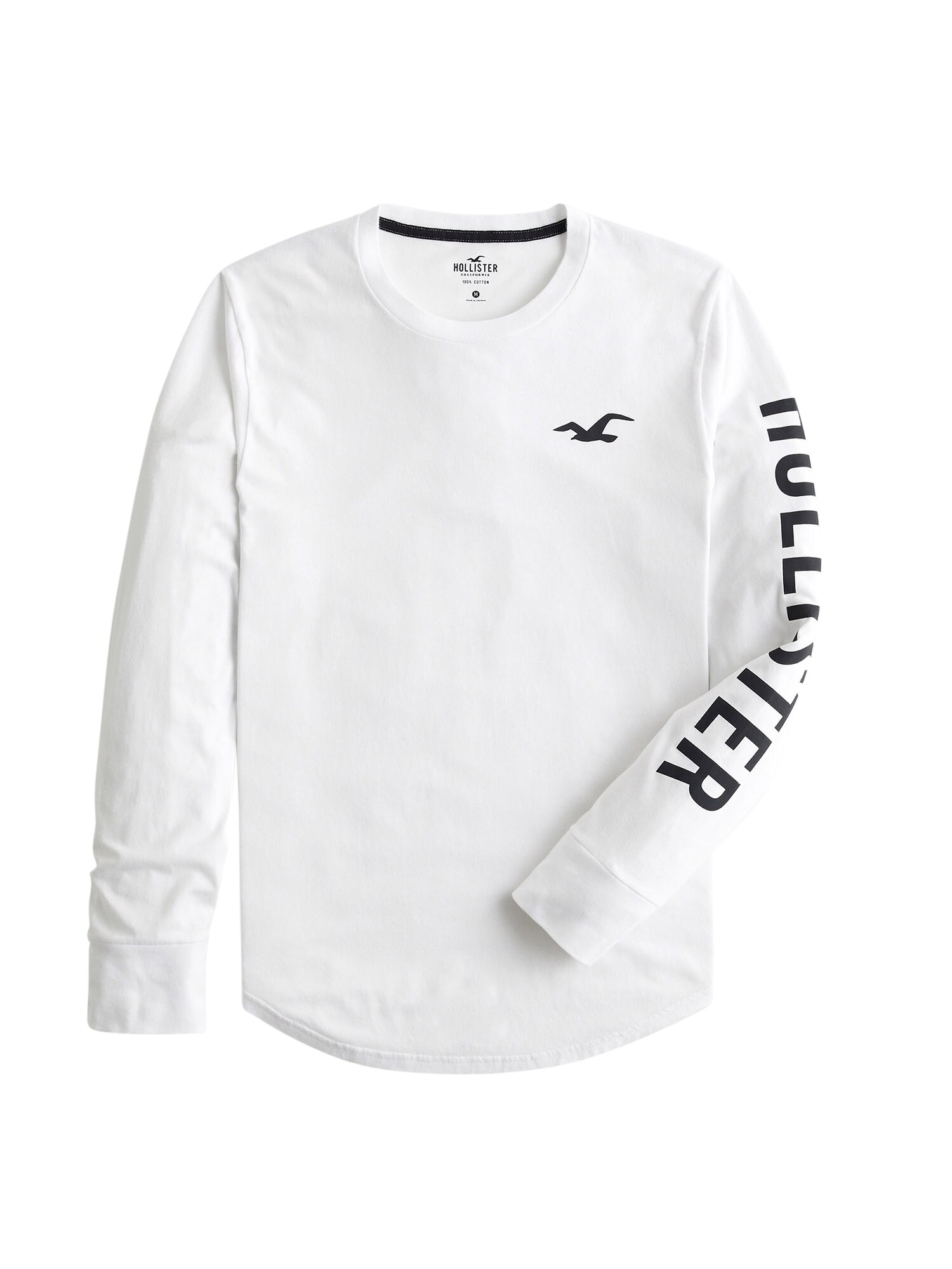 HOLLISTER Marškinėliai  balta / juoda / mėlyna / žolės žalia