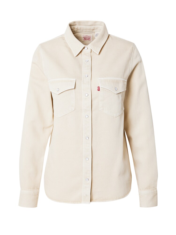 LEVI'S Blúz 'Essential Western Shirt' Női bézs , Méret S