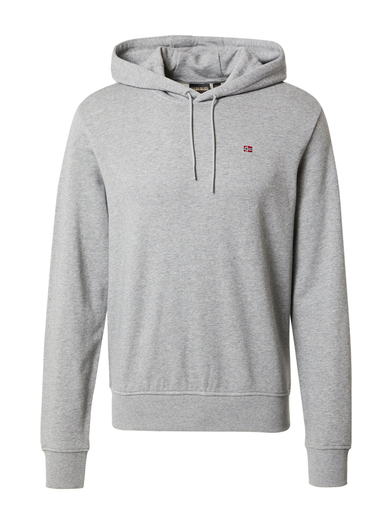 NAPAPIJRI Sudadera 'BALIS'  navy / gris moteado / rojo carmesí / blanco