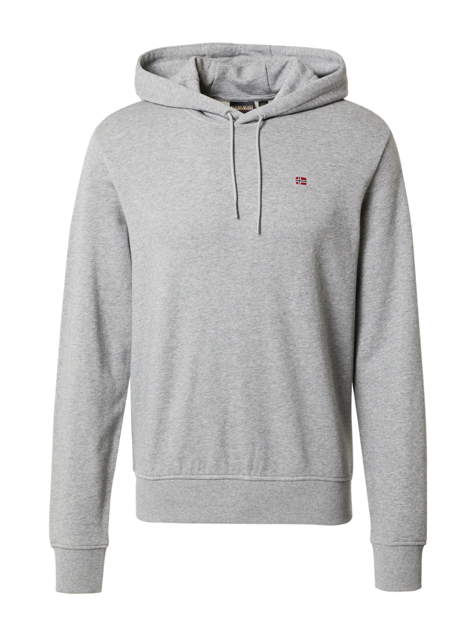 NAPAPIJRI Sweatshirt 'BALIS' marinblå / gråmelerad / karminröd herr