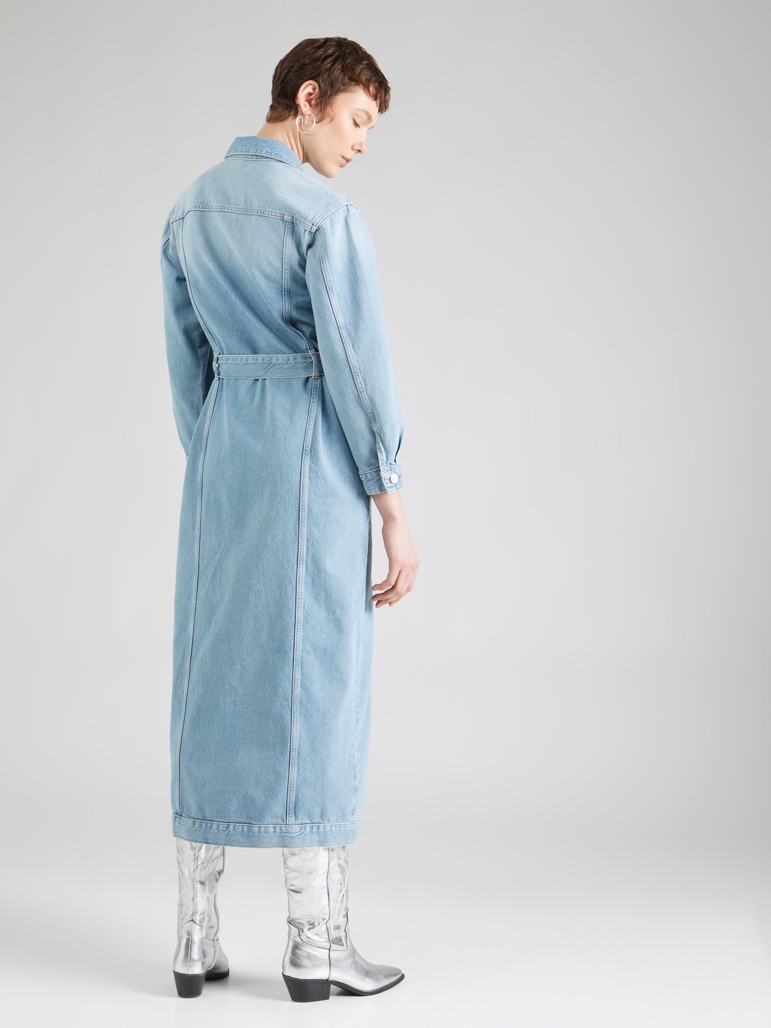 FRAME Košeľové šaty modrá denim (obrázok 3)