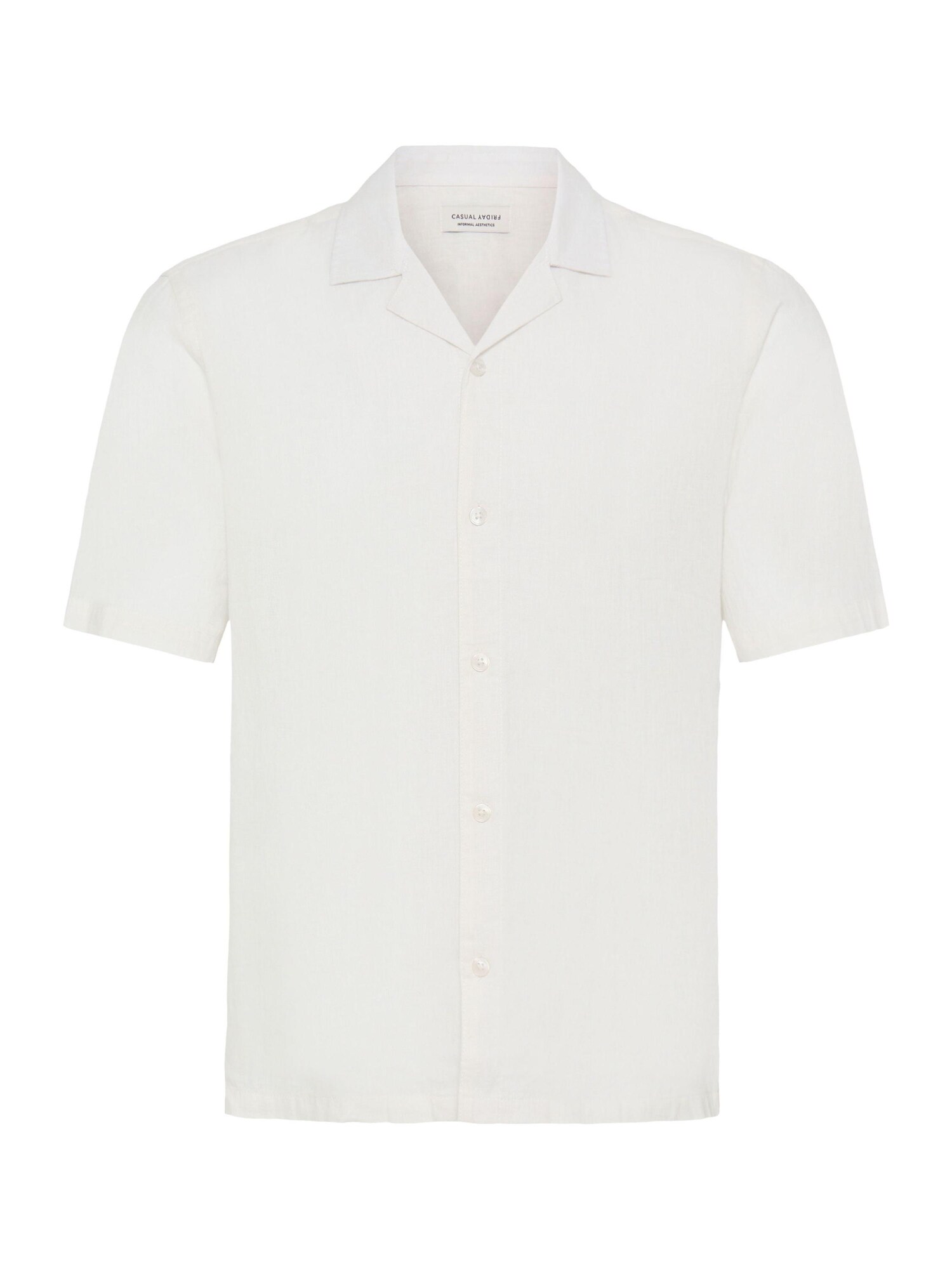 Casual Friday Camisa ' CFSauby Linen Mix ' blanco