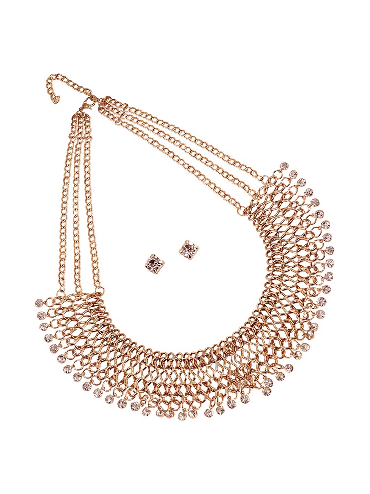 SOHI Ékszer szett ' Lucile ' Női arany , Méret Onesize