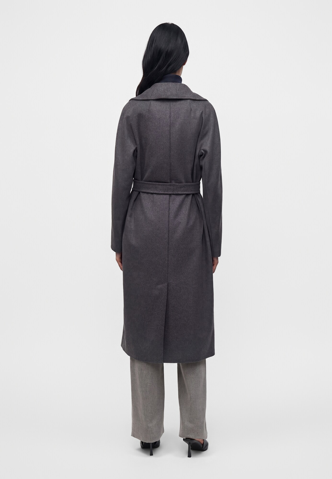 Weekend Max Mara Abrigo de entretiempo 'RESINA' gris oscuro – imagen 3