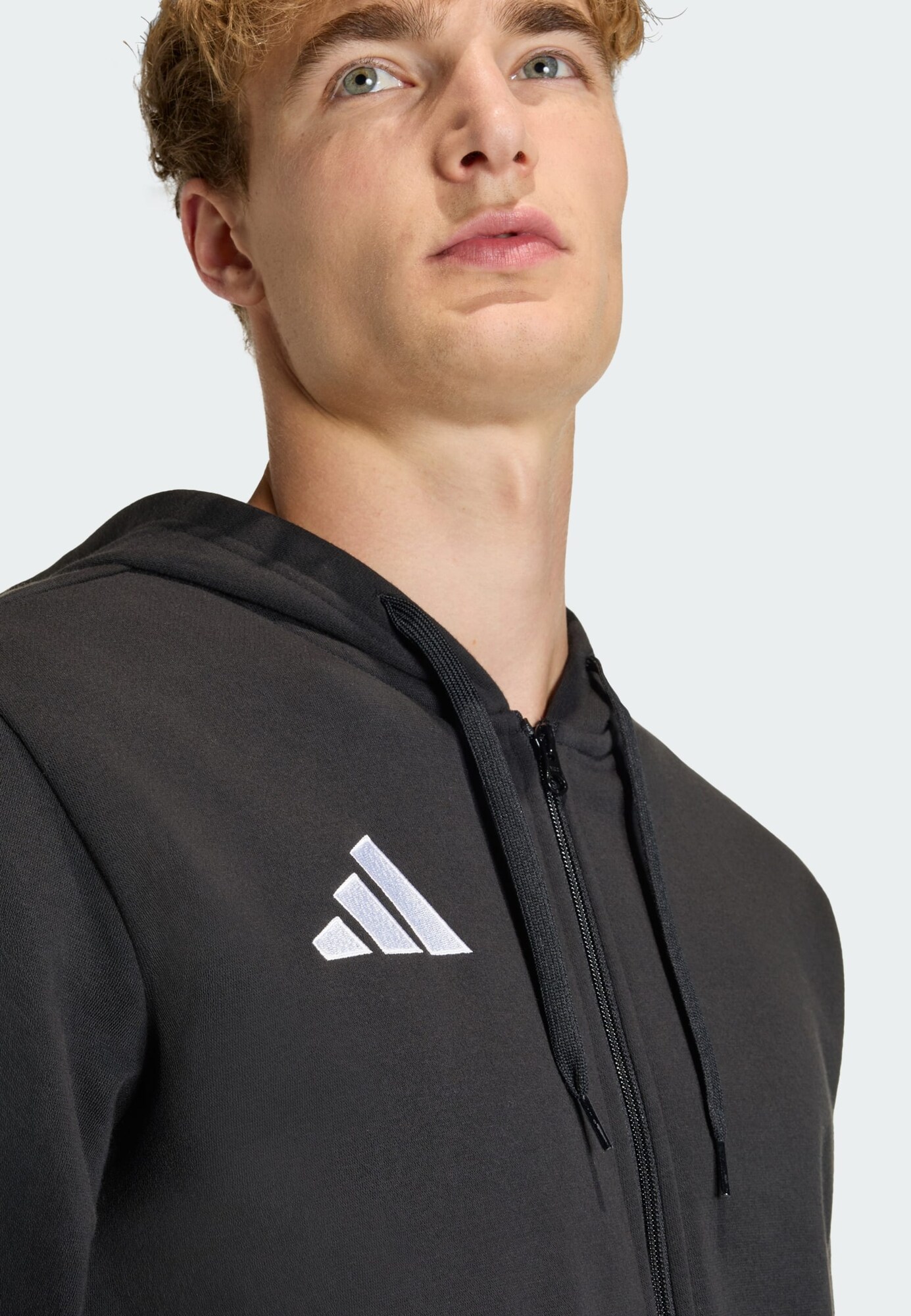 ADIDAS PERFORMANCE Sudadera con cremallera deportiva 'Entrada26'  negro / blanco – imagen 4