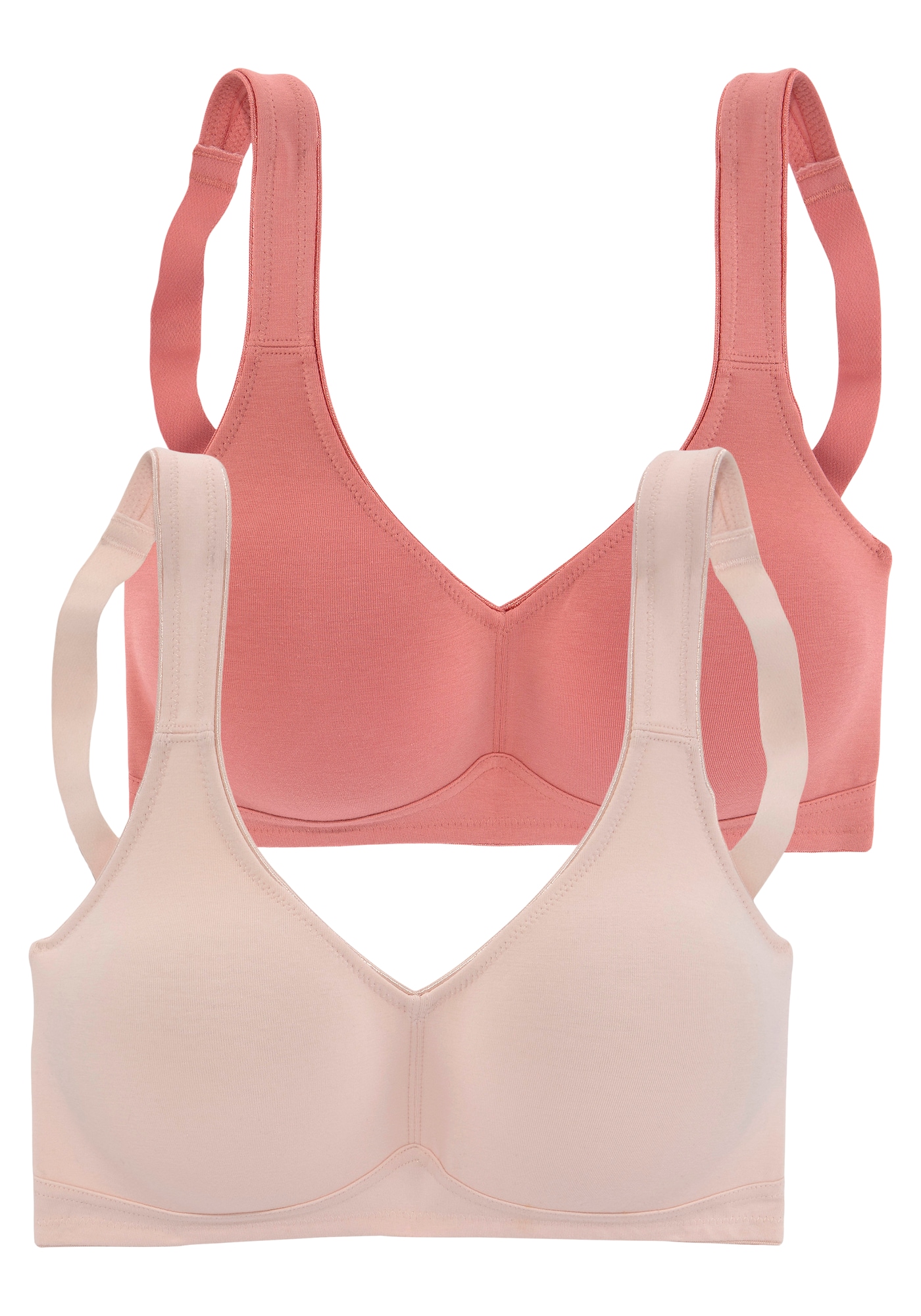 PETITE FLEUR Sutien  corai / roz pudră
