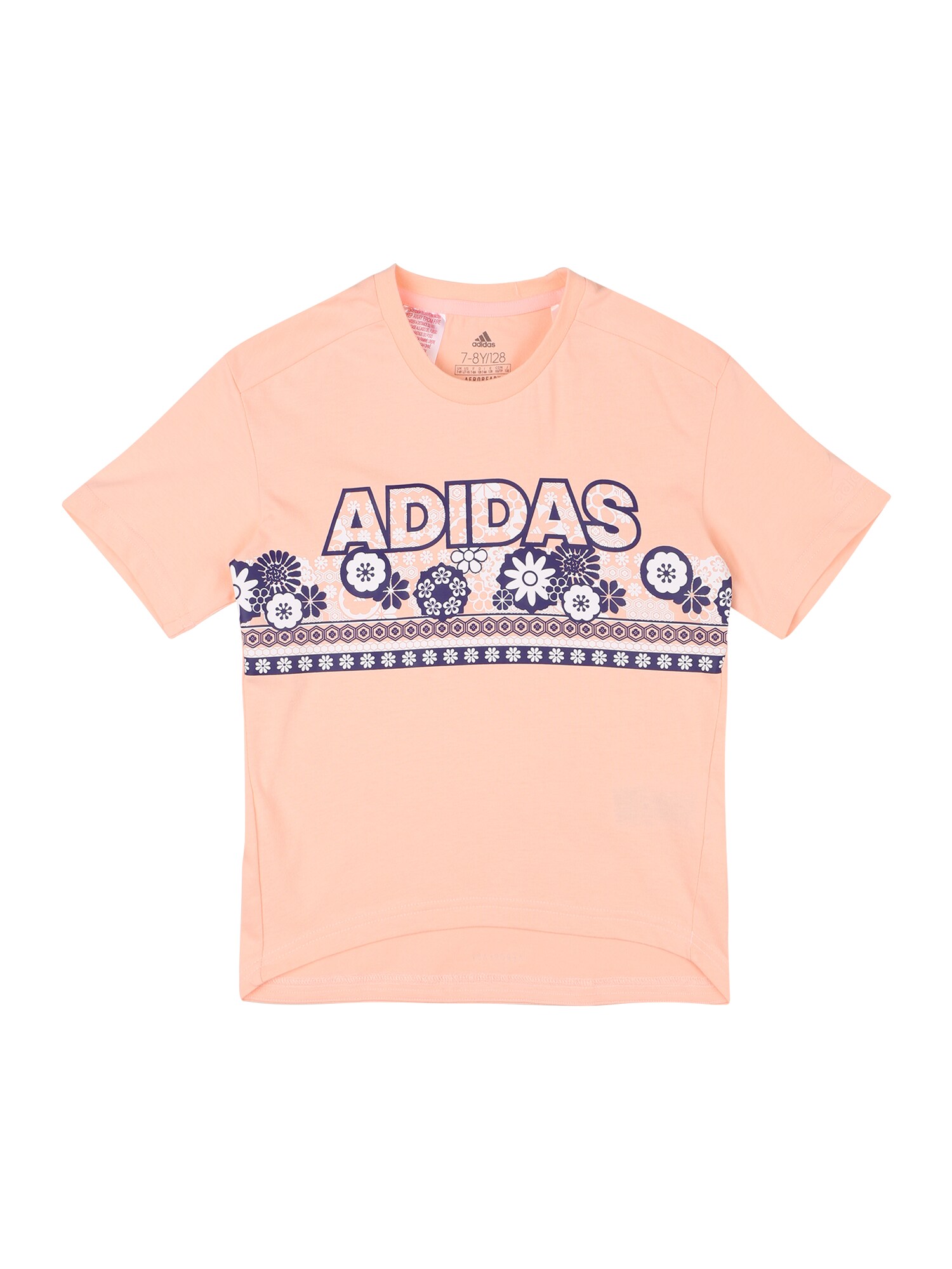 ADIDAS PERFORMANCE Sportiniai marškinėliai  rožių spalva / mėlyna