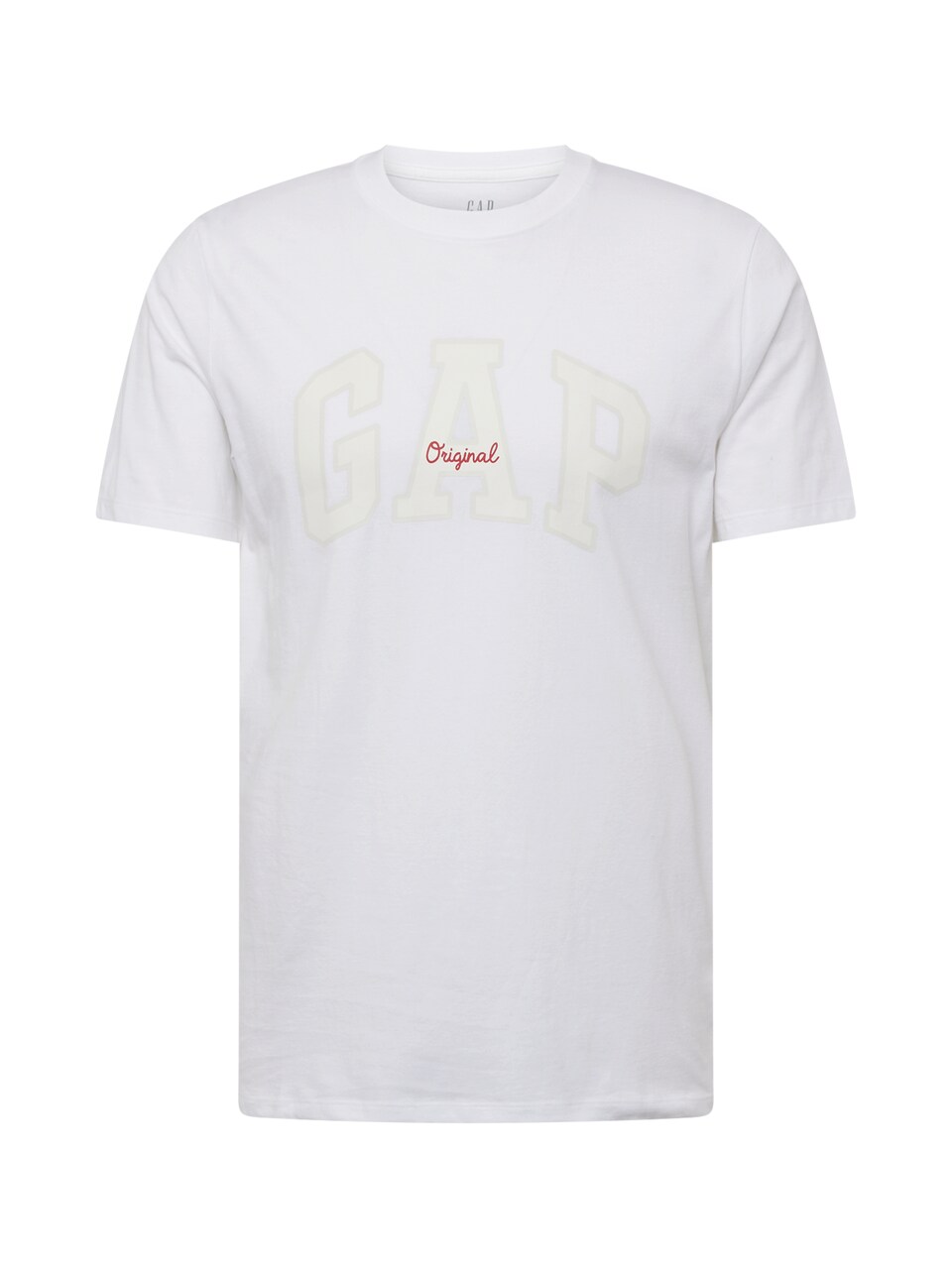 T-shirt 'EVERYDAY' kräm / elfenben / mörkröd