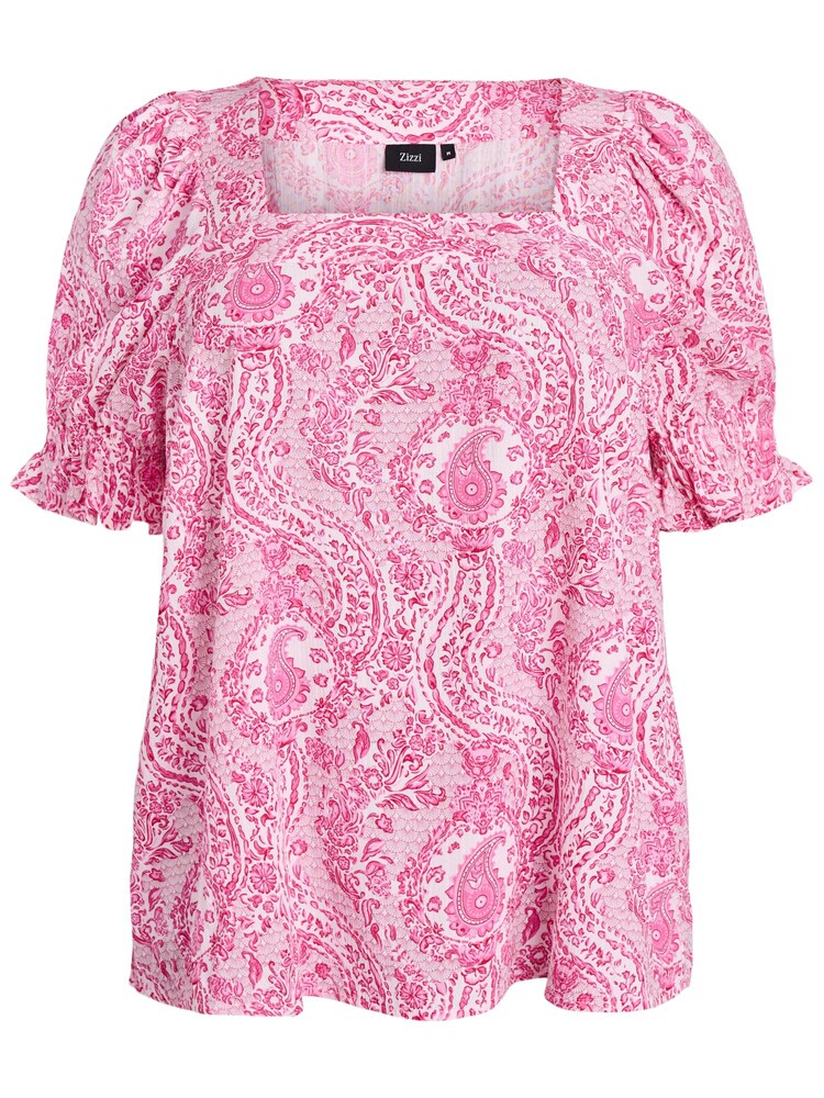 Zizzi Bluse 'Vrita' Damen Größe XL rosa / pastellpink / hellpink