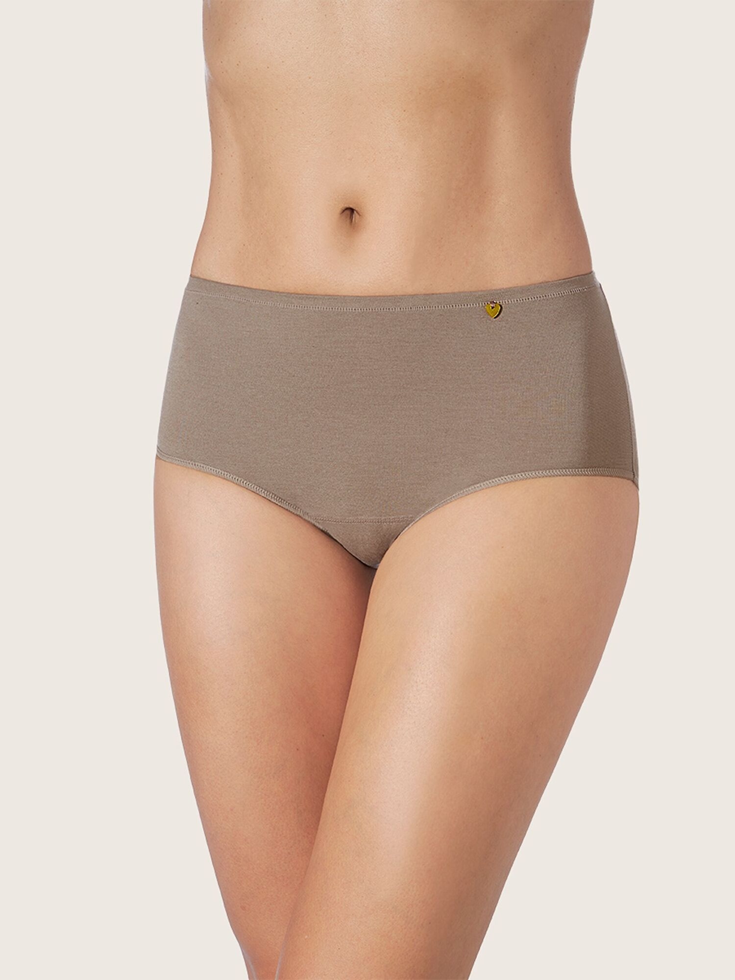 zd ZERO DEFECTS Panti 'Atenea high waist Soy fiber'  marrón
