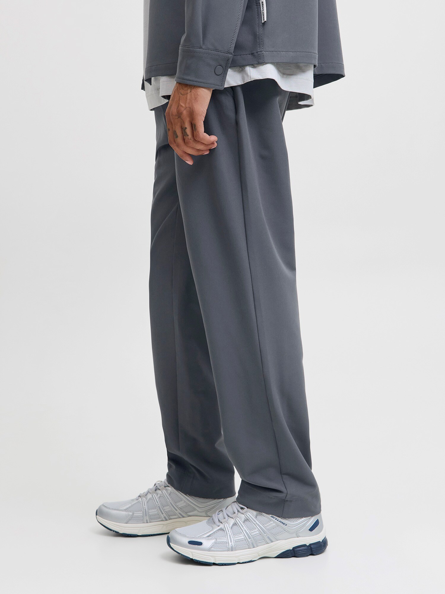 Jack & Jones Plus Nohavice 'JPSTKANE'  modrosivá (obrázok 2)