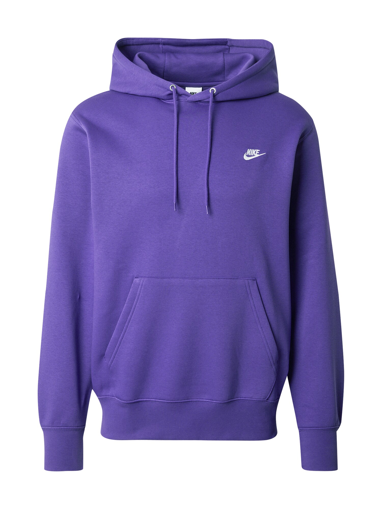 Nike Sportswear Mikina 'CLUB'  tmavofialová / biela
