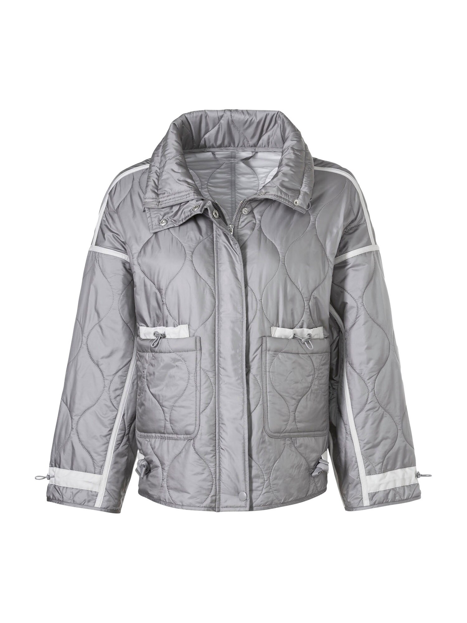 heine Geacă de primăvară-toamnă  gri / alb