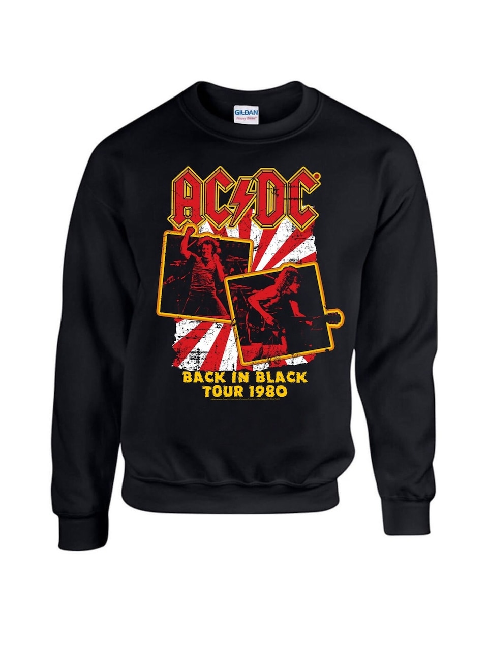 Sweatshirt 'Ac/dc Back in Black Tour 1985 Sweatshirt Sweatshirt'