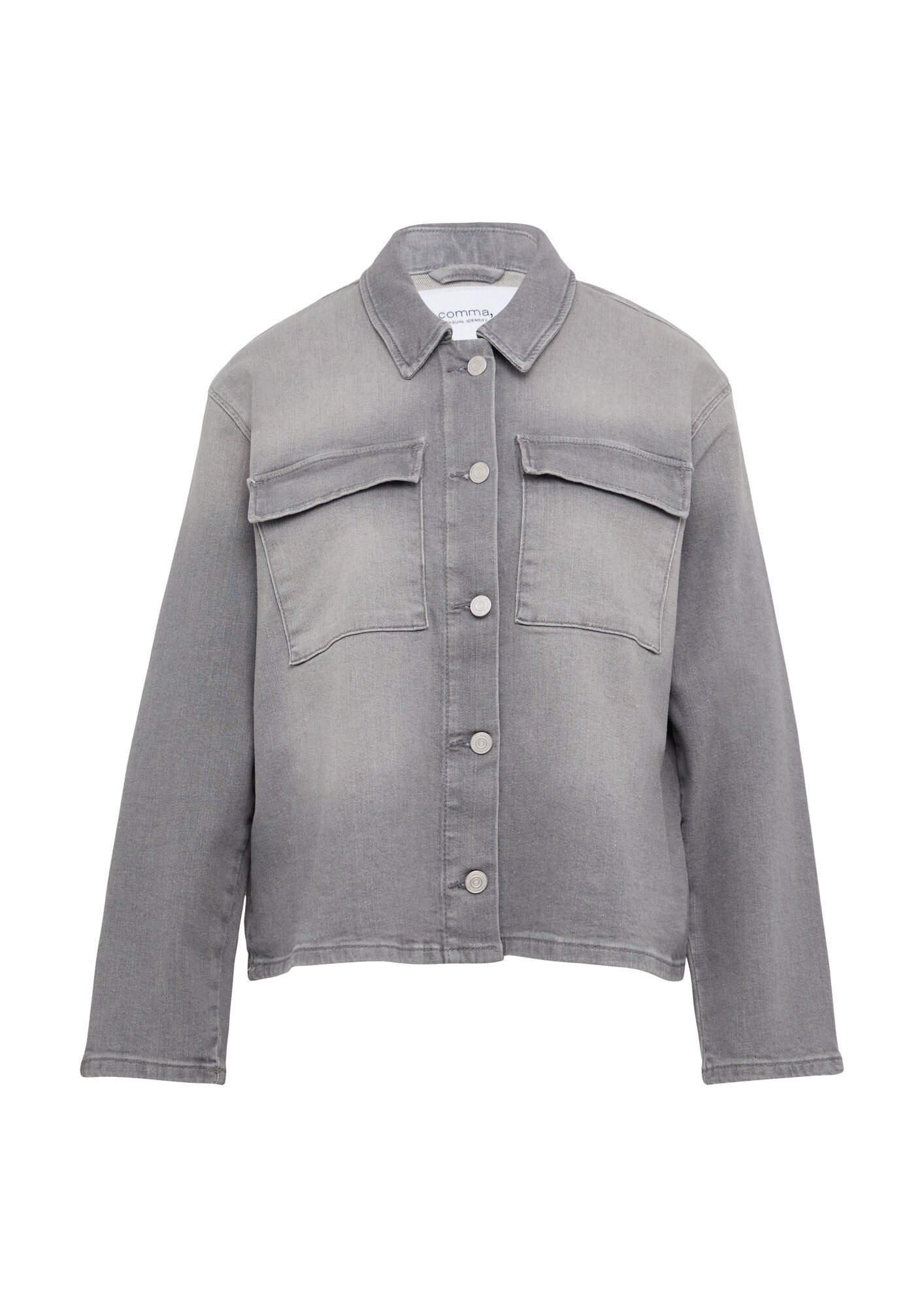 comma casual identity Prechodná bunda sivý denim