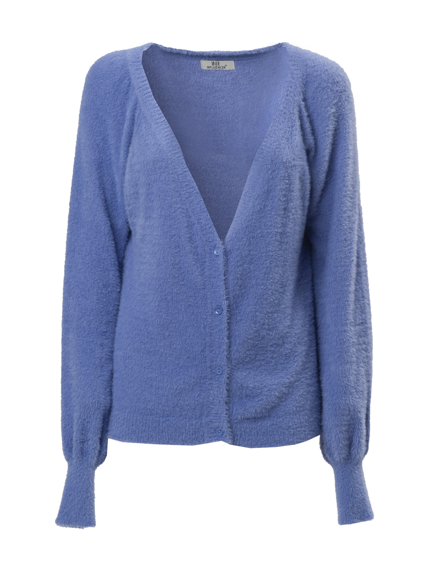 Influencer Geacă tricotată  albastru